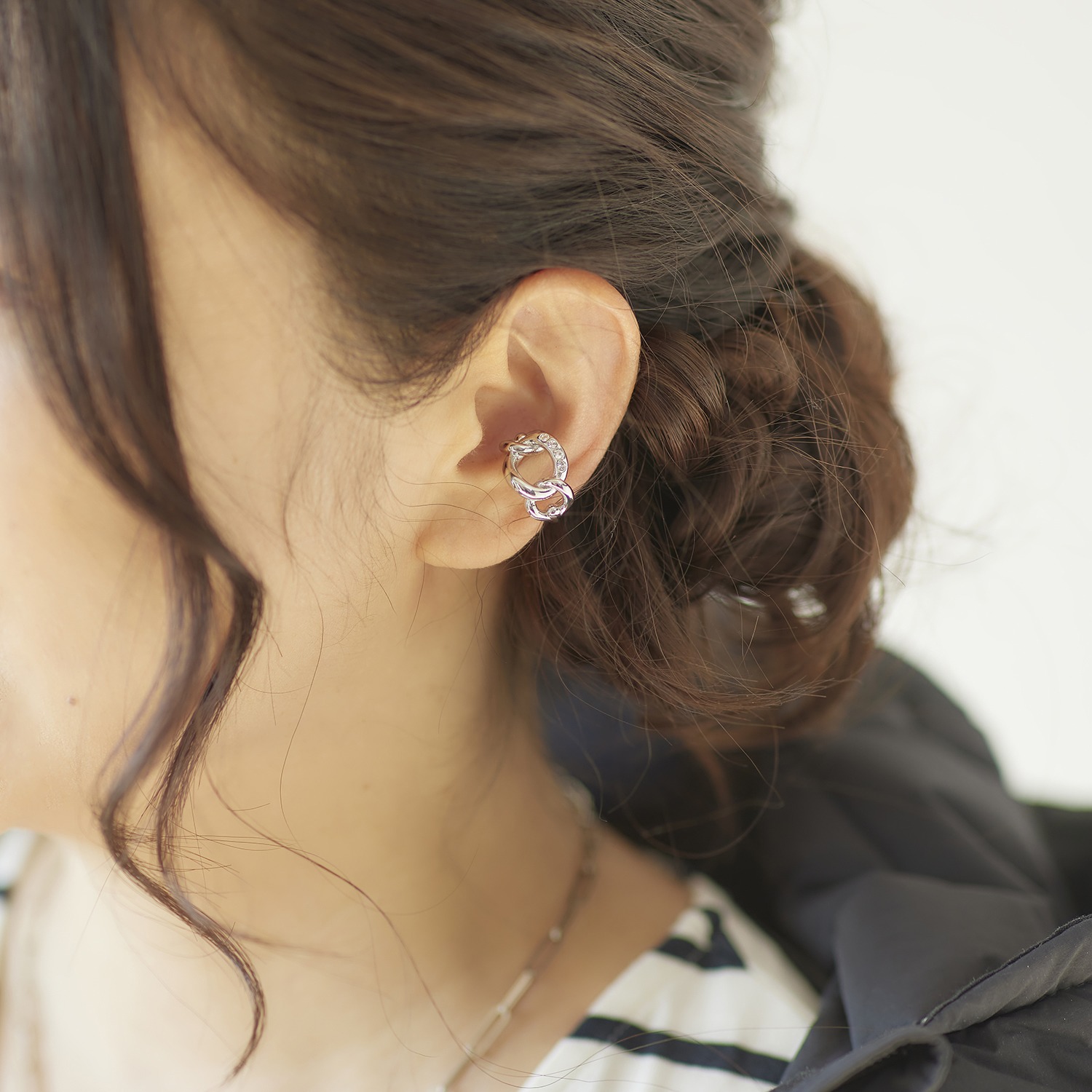 シマ・リリアーナ ビジュウ チェーンモティーフ イヤーカフ ＜片側のみ＞