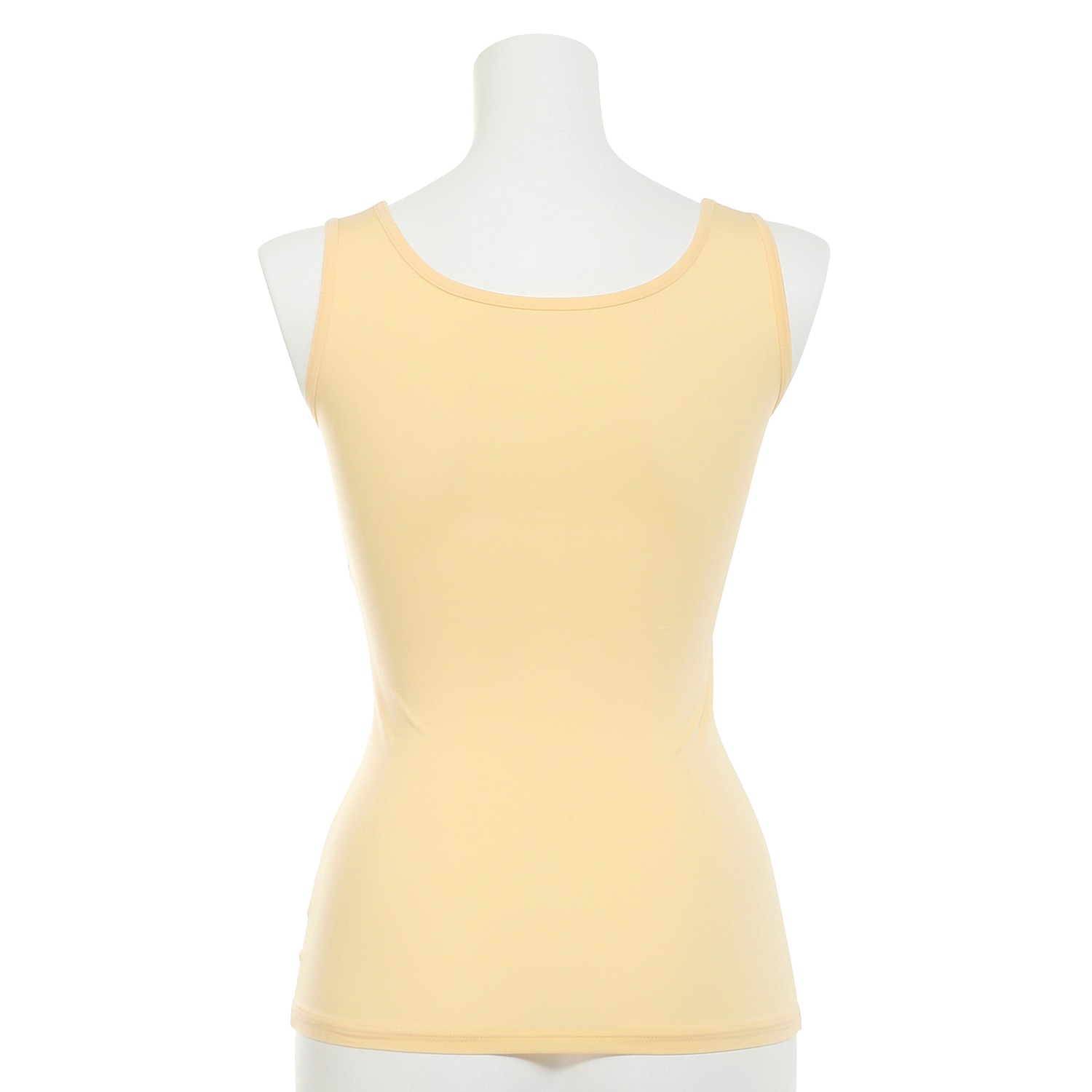 きれいになろう 着ていないみたい！ 超のびのび カップ付タンクトップ ２枚セット