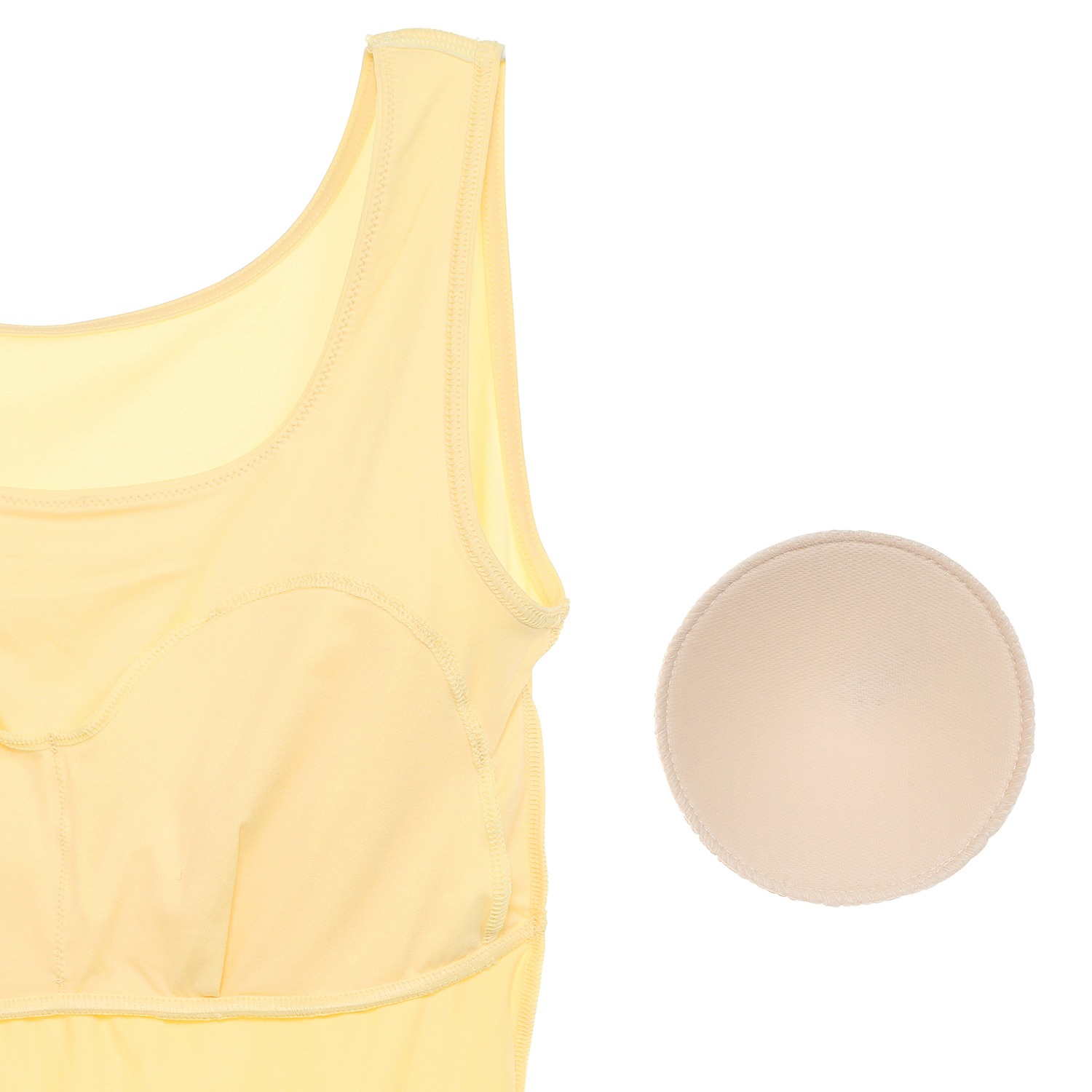 きれいになろう 着ていないみたい！ 超のびのび カップ付タンクトップ ２枚セット