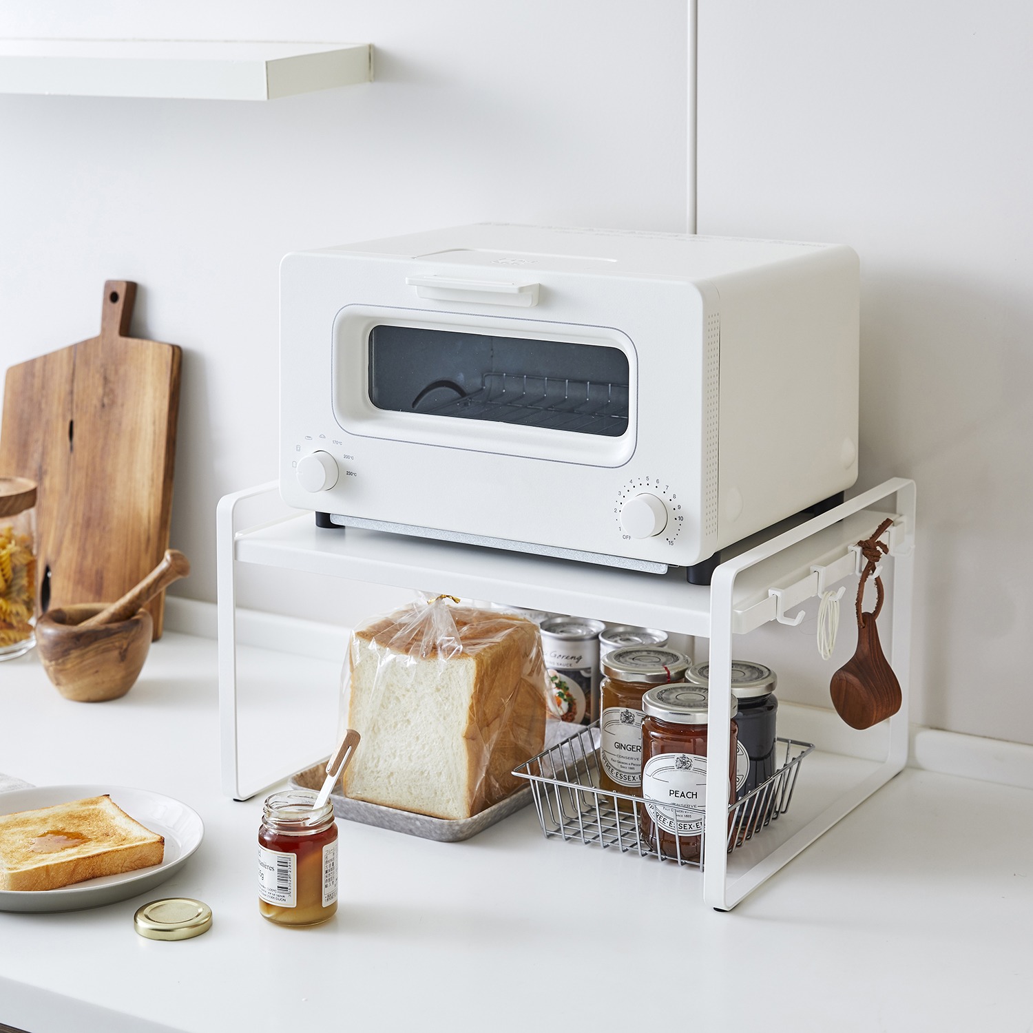 山崎実業　プレート トースターラック 