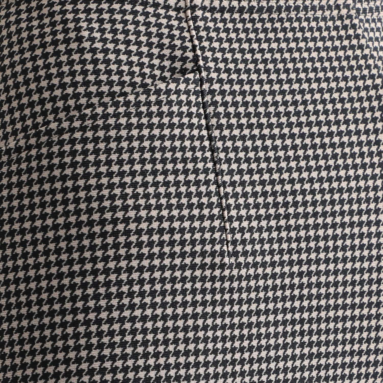 ピーツー 吸湿発熱・吸放湿 裏起毛 千鳥柄スリムパンツ