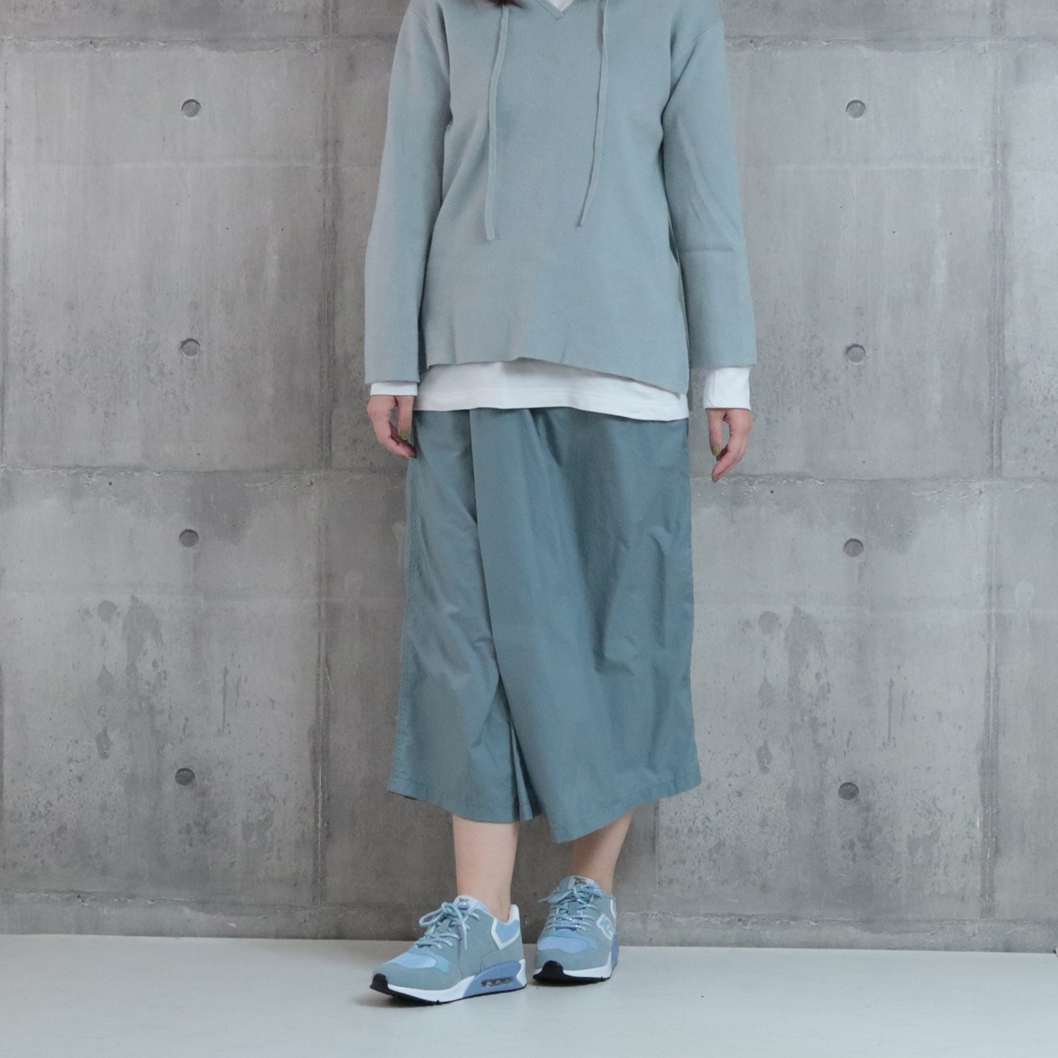 モズ メッシュコンビネーション 軽量 レースアップスニーカー