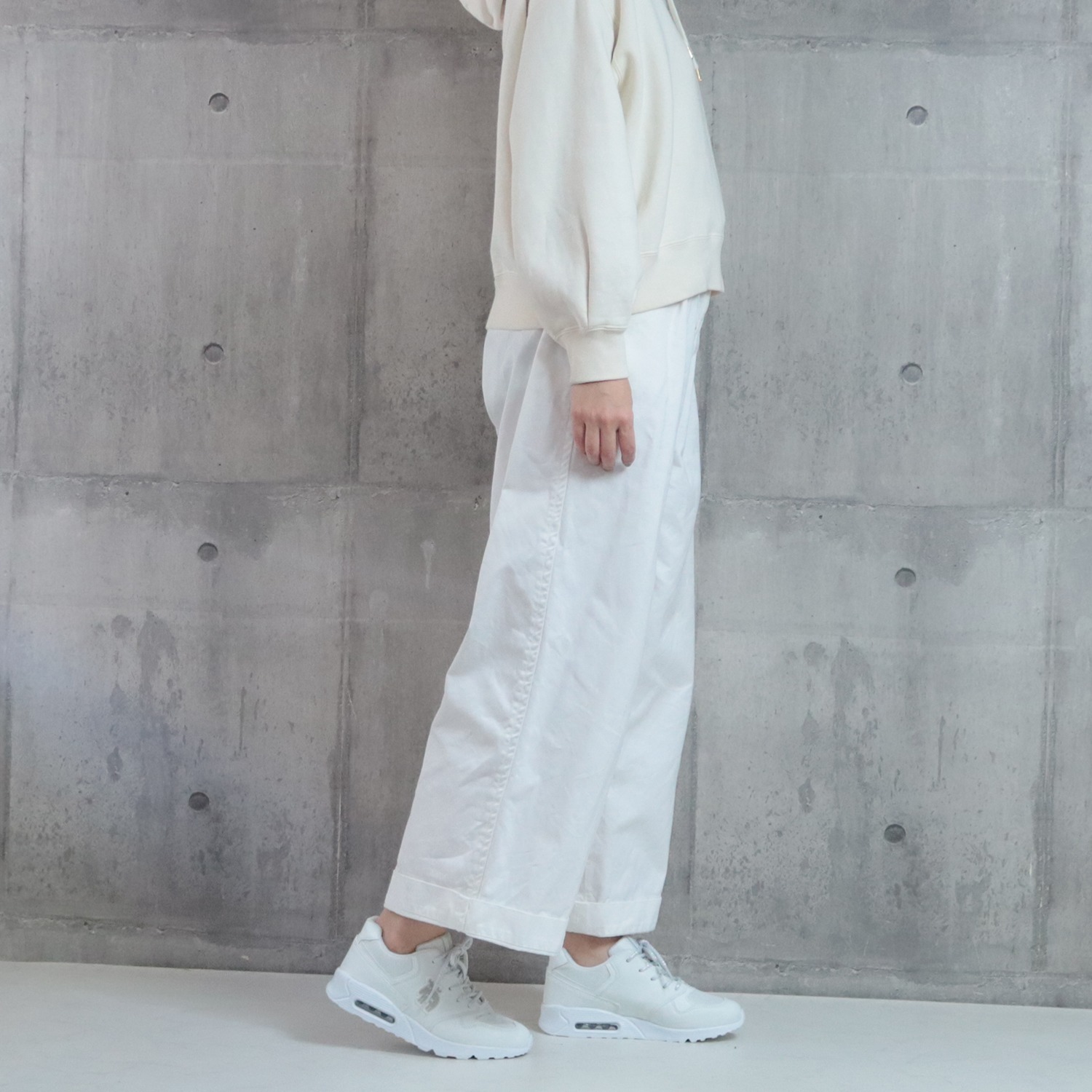 モズ メッシュコンビネーション 軽量 レースアップスニーカー