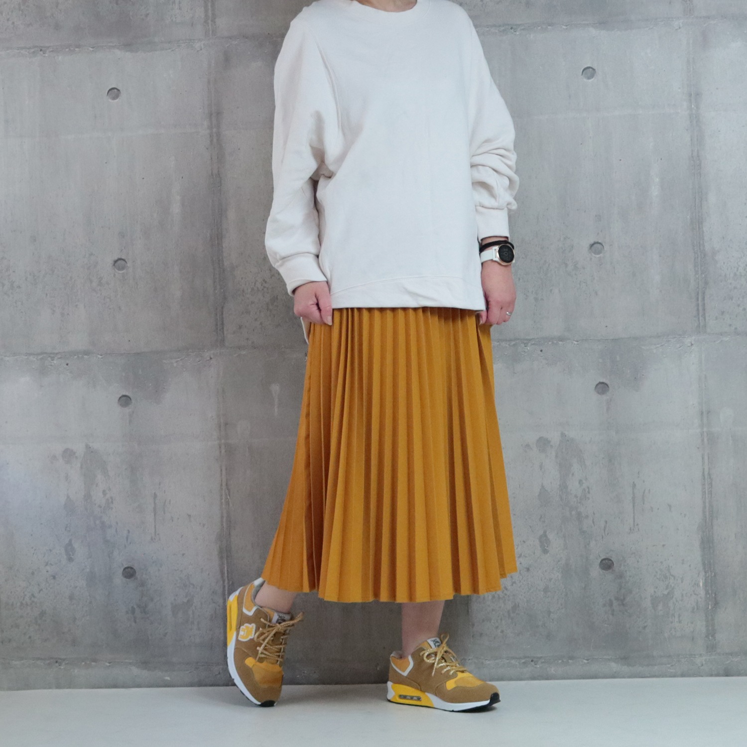 モズ メッシュコンビネーション 軽量 レースアップスニーカー