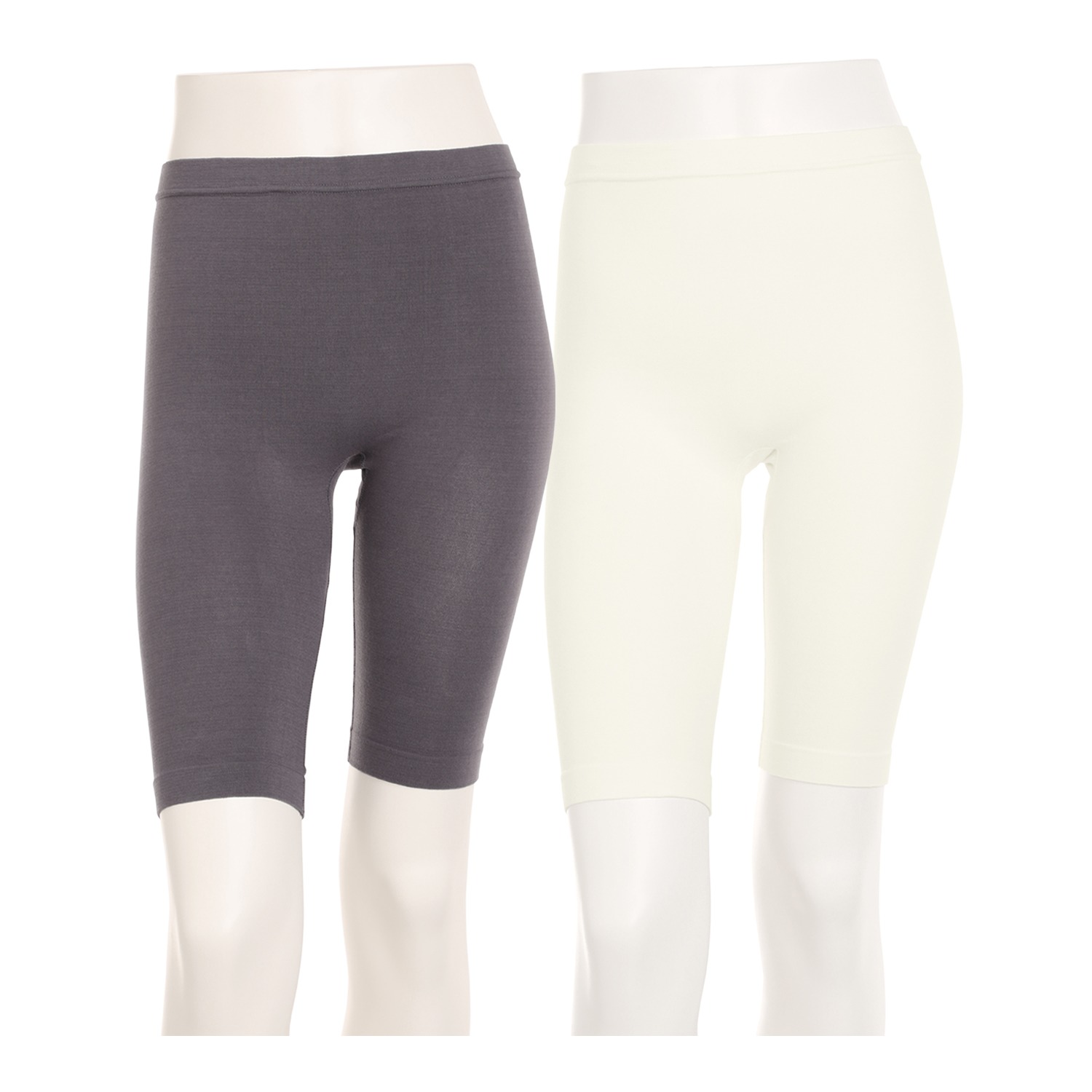 美人工房 にこにこコットン 五分丈ロングショーツ ２枚セット