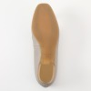 シェルシェエトワール 日本製牛革柔らか仕立て あか抜けモカシン ローヒールパンプス