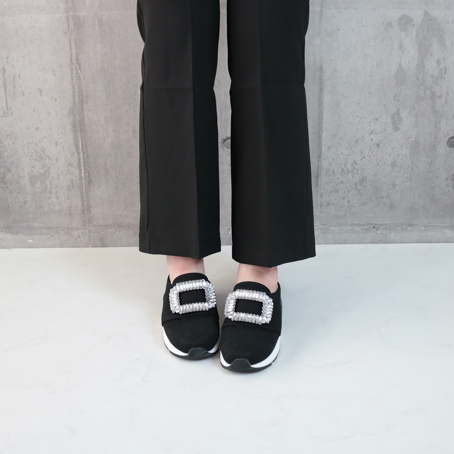 ＶｉＶｉ　フルール バックルアクセント エレガントスリッポン