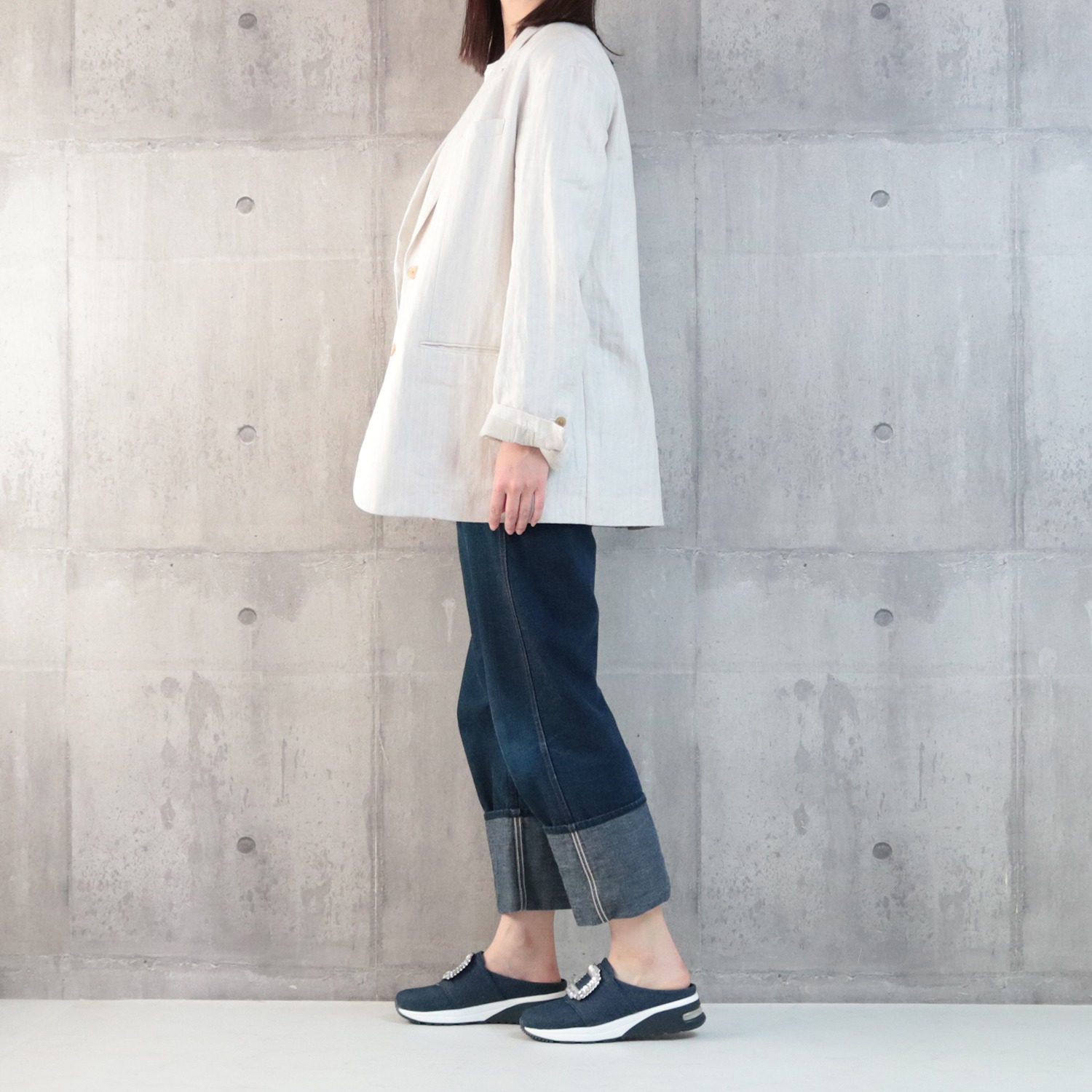 ＶｉＶｉ　フルール バックルアクセント エレガントスリッポン