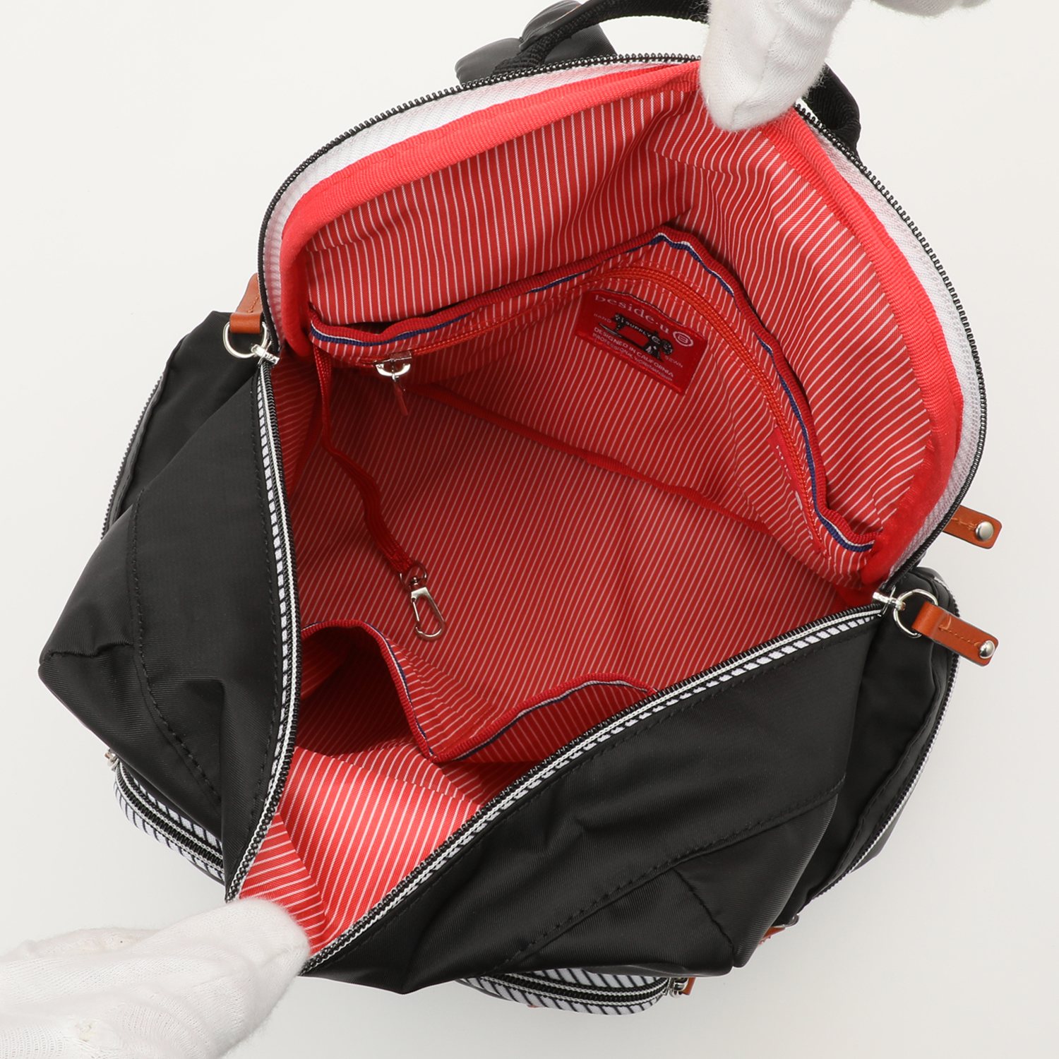 ビサイユ “フォーエバー スピリット” レザーアクセントリュック