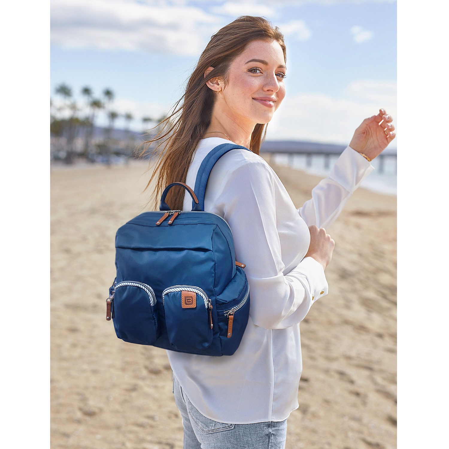 ビサイユ “フォーエバー スピリット” レザーアクセントリュック