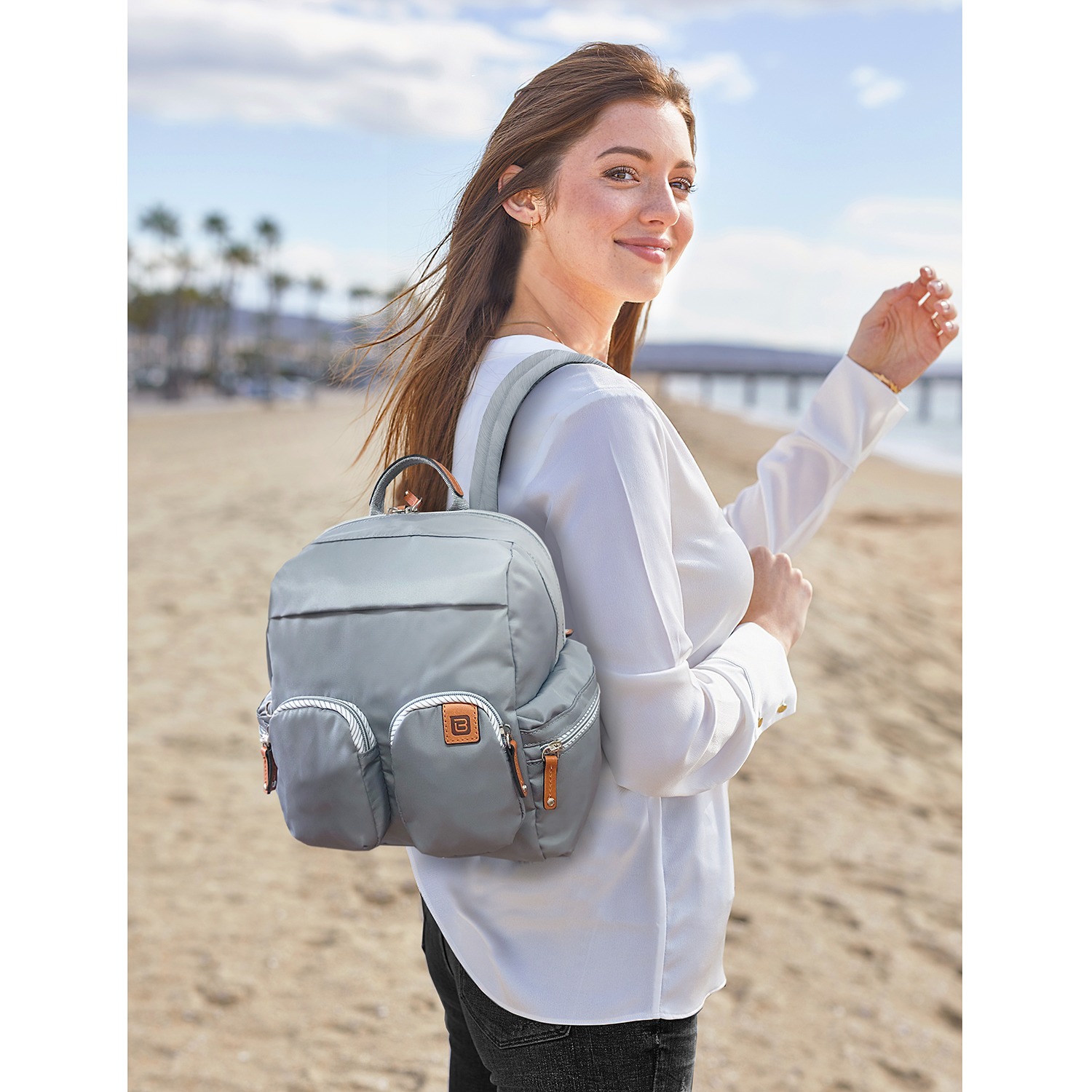 ビサイユ “フォーエバー スピリット” レザーアクセントリュック