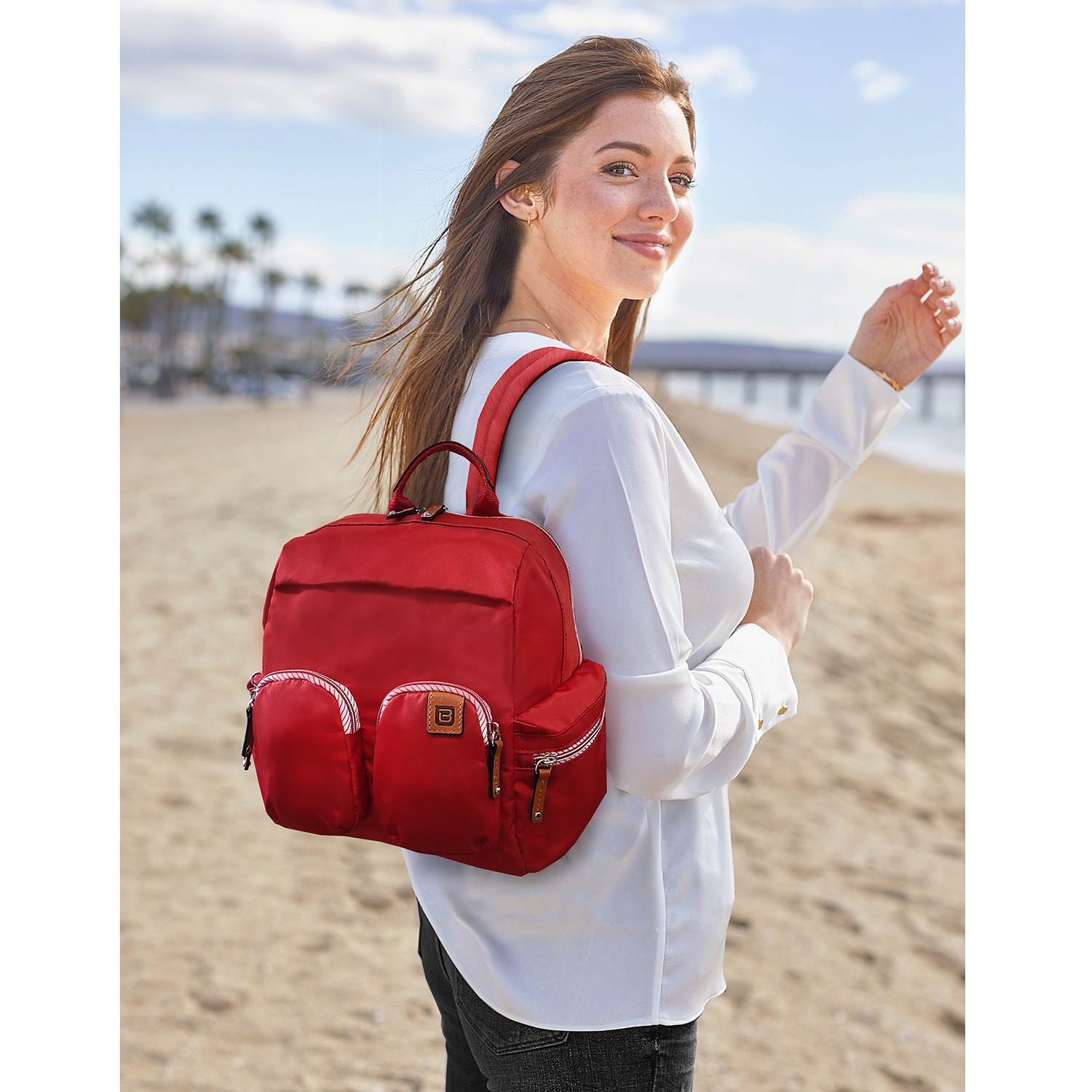 ビサイユ “フォーエバー スピリット” レザーアクセントリュック