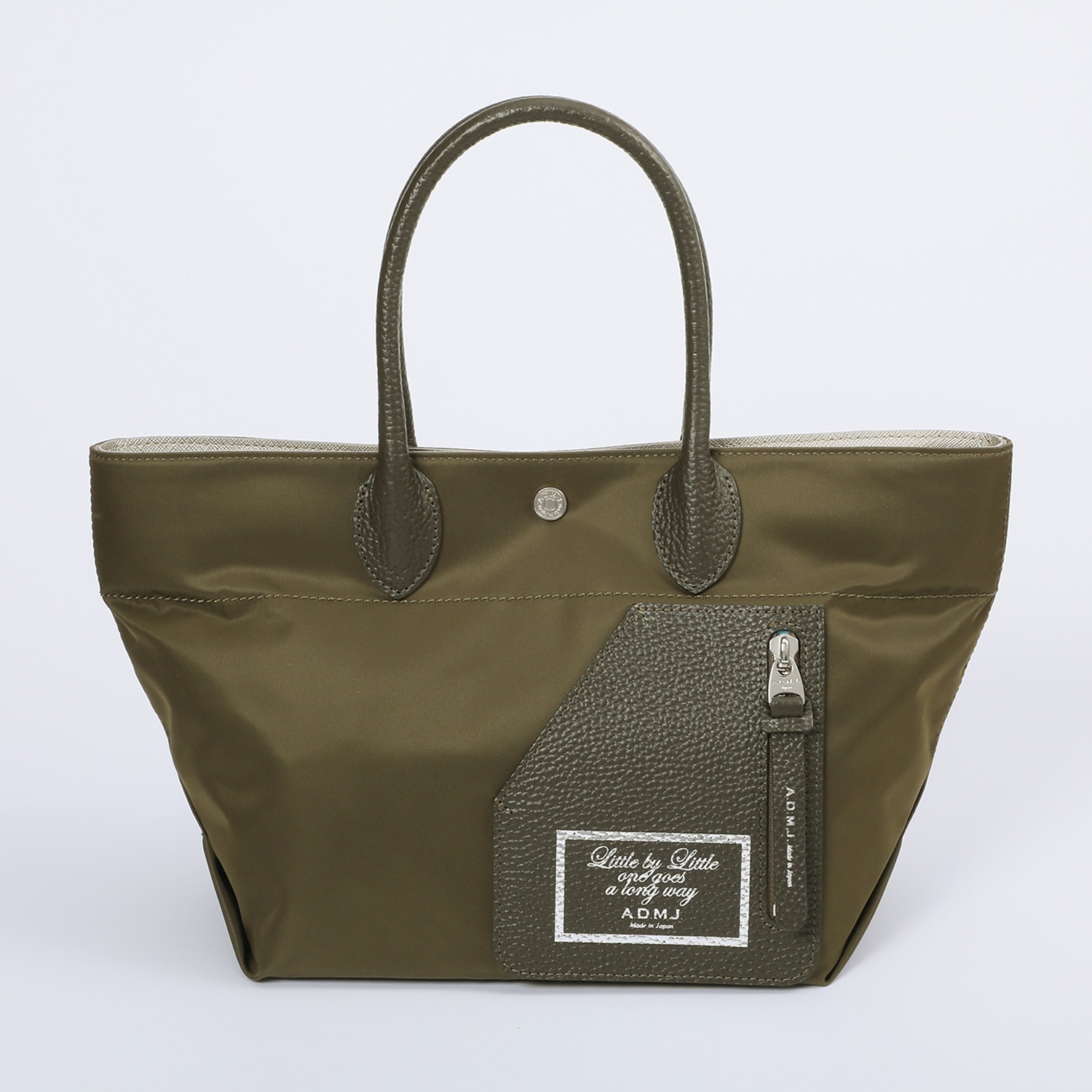 エーディーエムジェイ イタリア　リモンタ社 ナイロン使用 ボトムアクセント トートバッグ