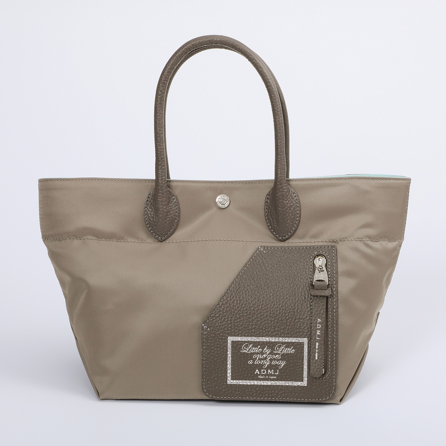 エーディーエムジェイ イタリア　リモンタ社 ナイロン使用 ボトムアクセント トートバッグ
