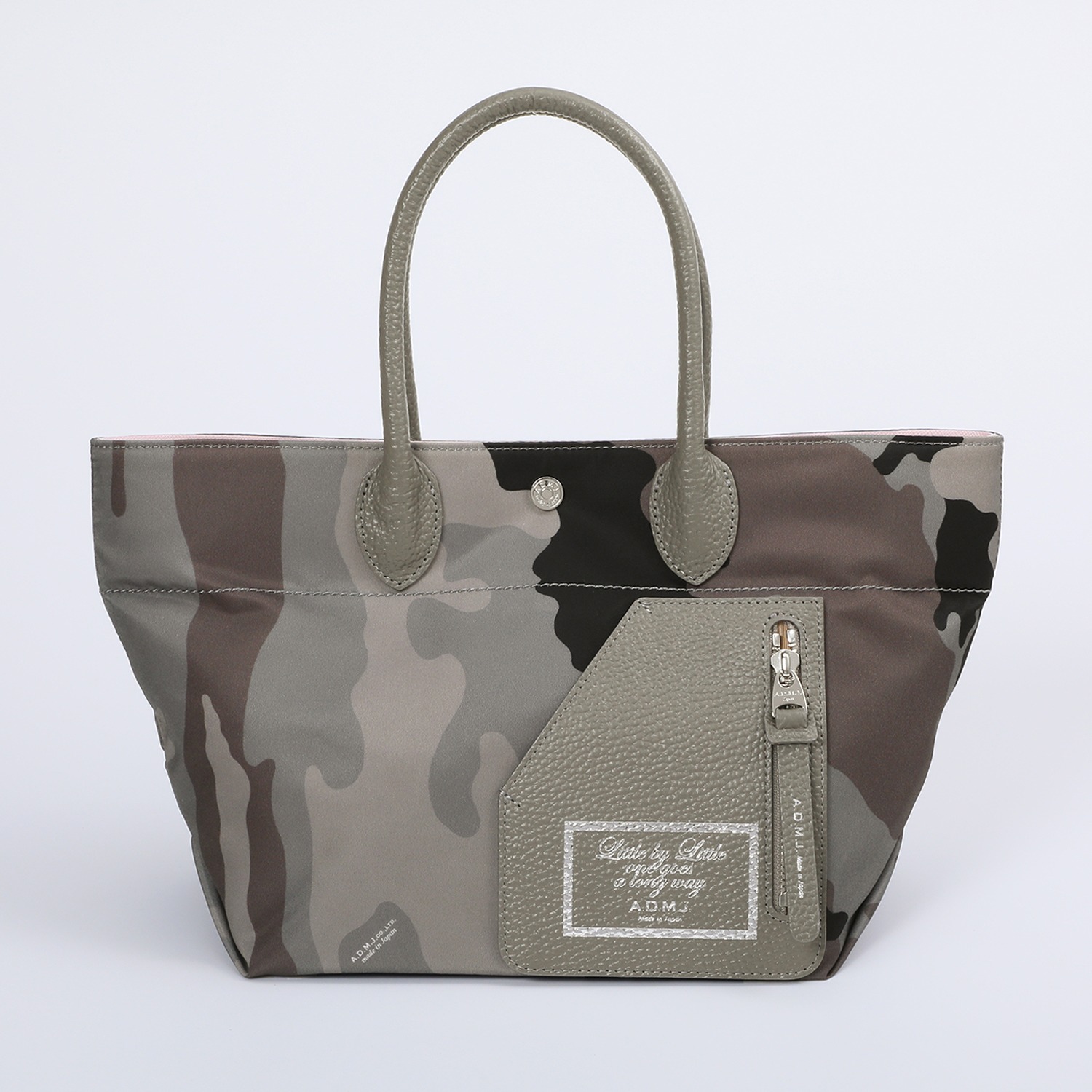 エーディーエムジェイ イタリア　リモンタ社 ナイロン使用 ボトムアクセント トートバッグ