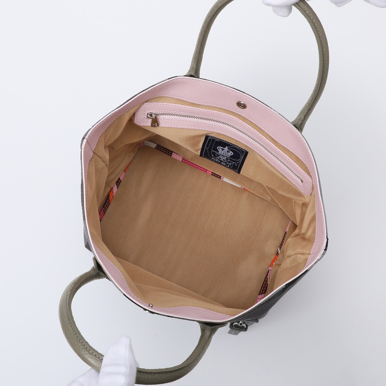 エーディーエムジェイ イタリア　リモンタ社 ナイロン使用 ボトムアクセント トートバッグ