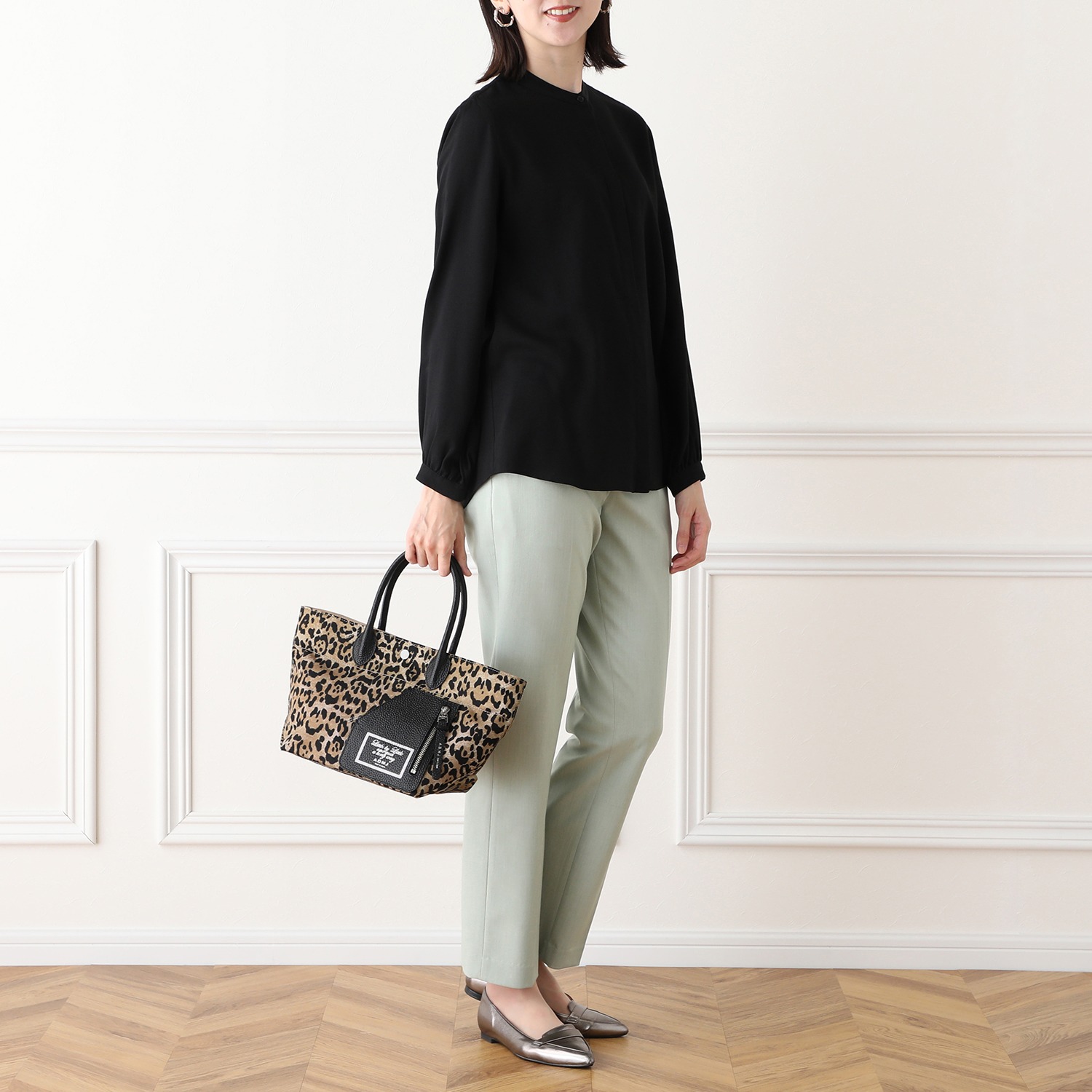 エーディーエムジェイ イタリア　リモンタ社 ナイロン使用 ボトムアクセント トートバッグ