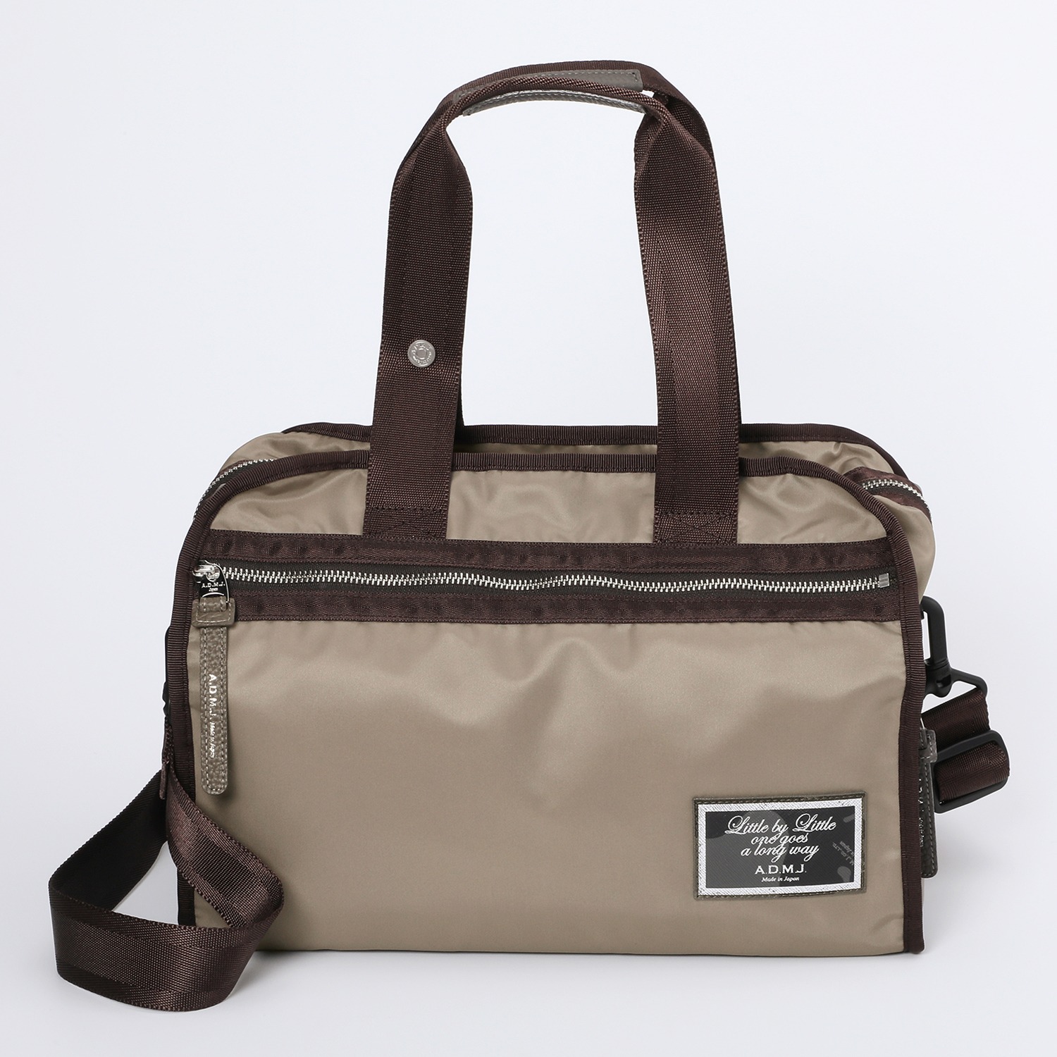 エーディーエムジェイ イタリア　リモンタ社 ナイロン使用 トラベルボストンバッグ