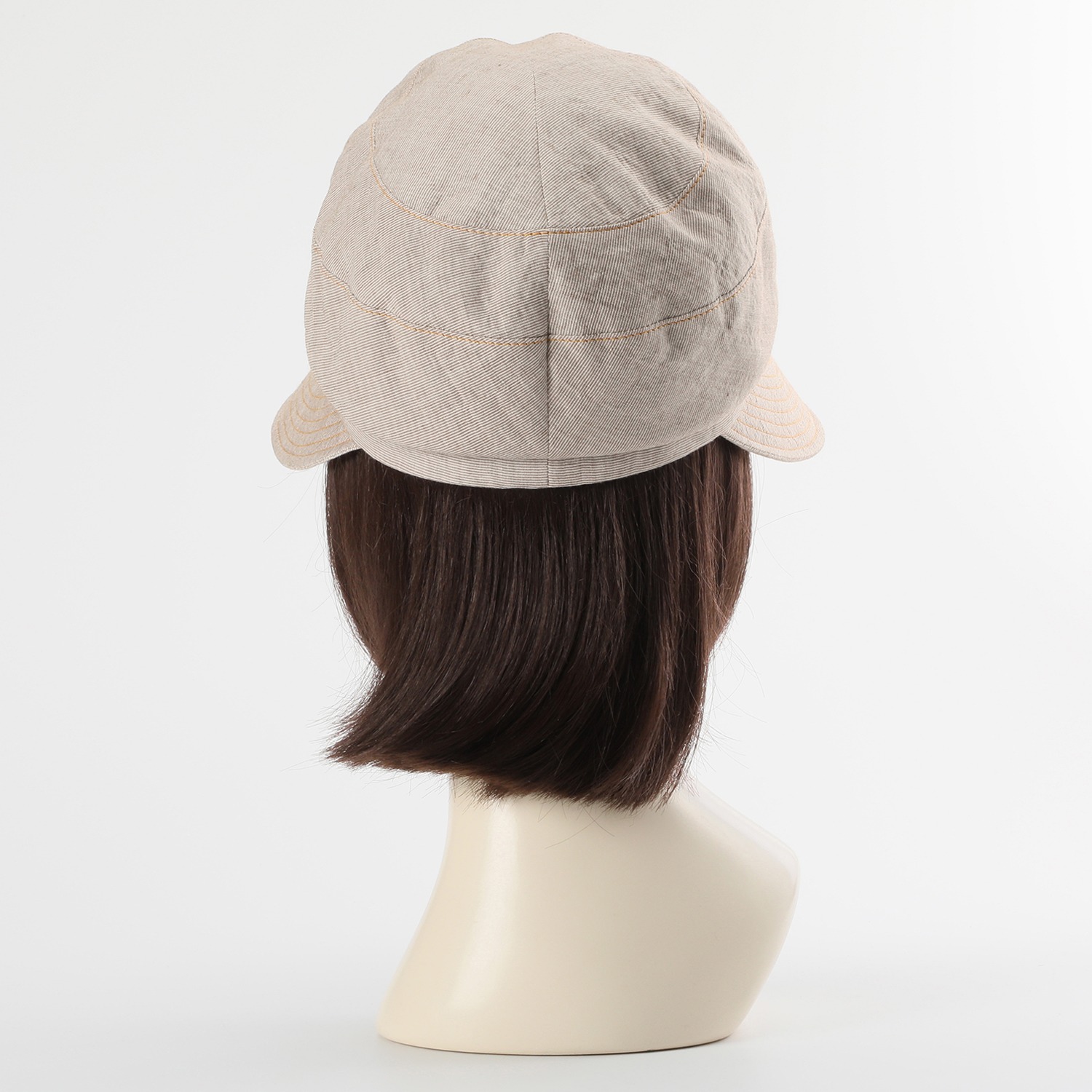 ベル・モード ＵＶカット ステッチアクセント 大つばキャスケット