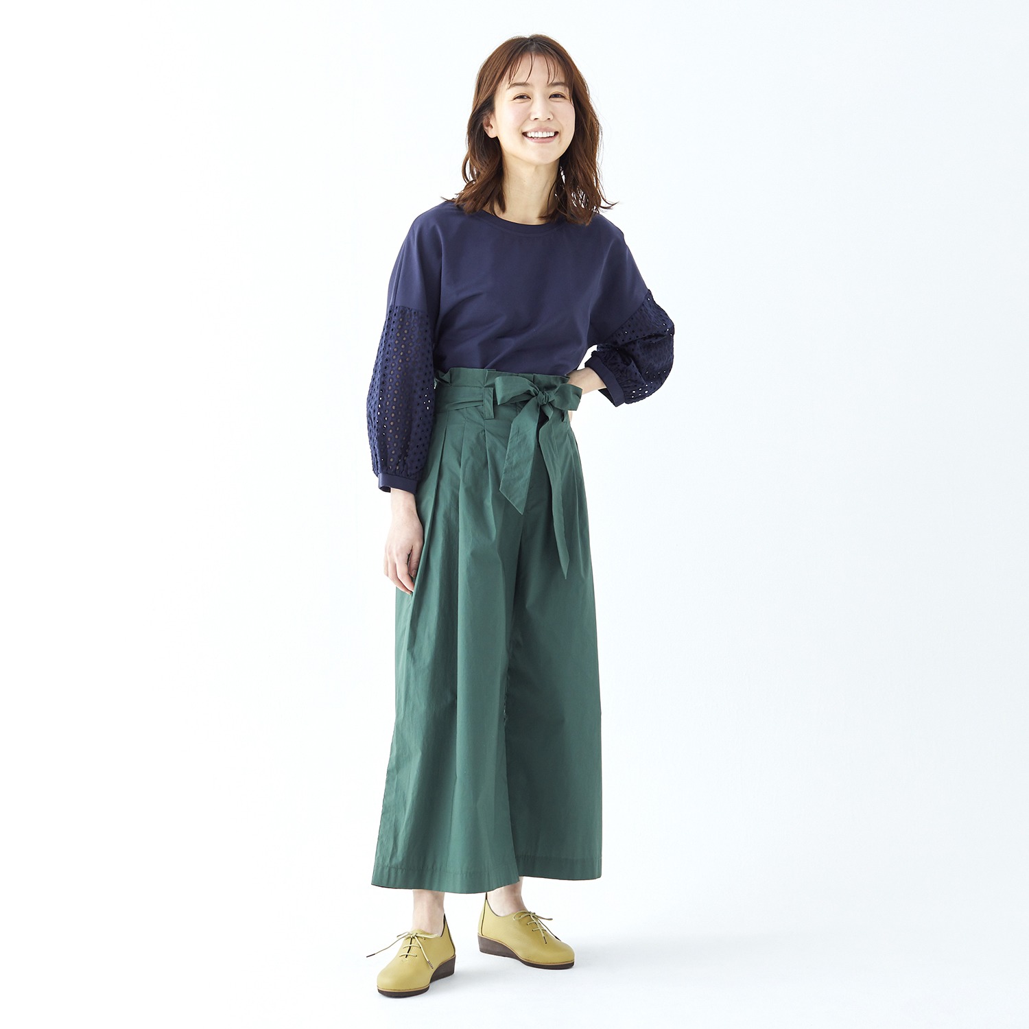 フィグリーノ はっ水 日本製牛革柔らか仕立て 超軽量リラックス レースアップシューズ