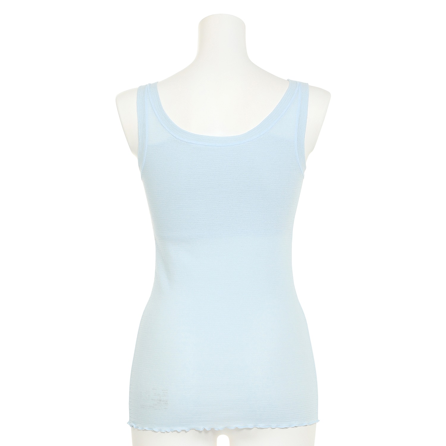 丸福ガーゼ 吸水速乾＆抗菌防臭 綿モダール カップ付タンクトップ ２枚セット