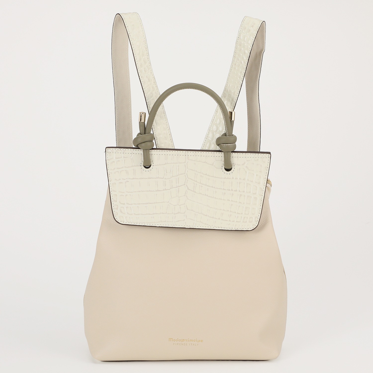 モーダプリンチペ コンビレザー タウンリュック