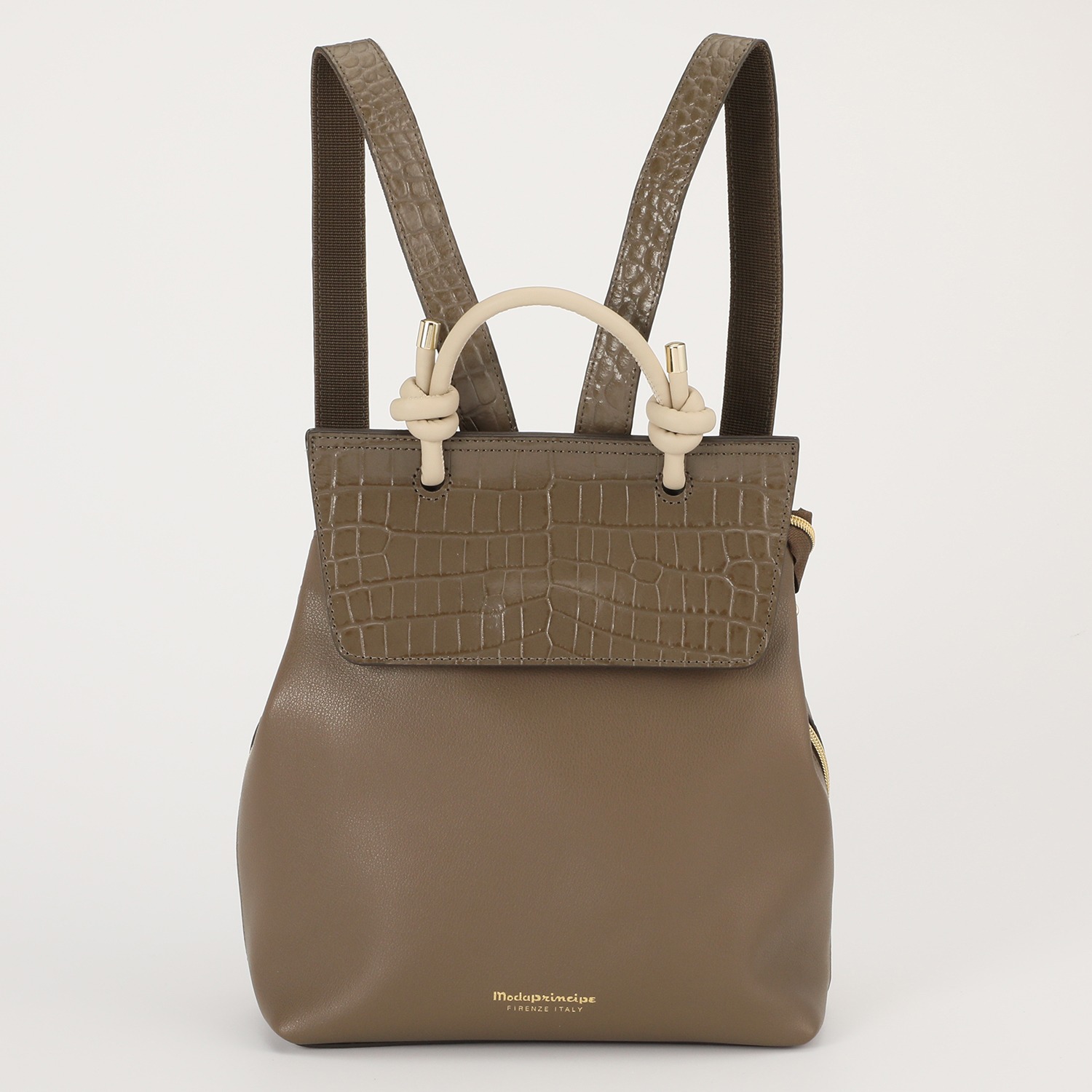 モーダプリンチペ コンビレザー タウンリュック