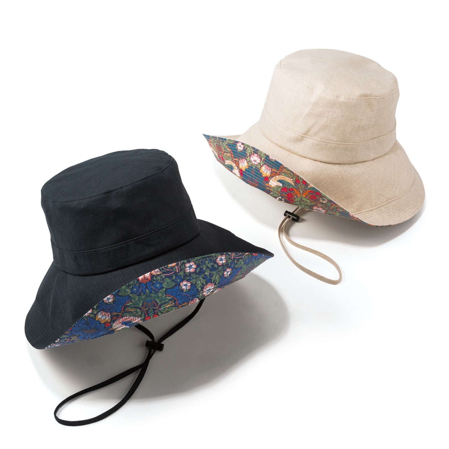 ミリーセヴァルセン ＵＶカット 綿麻 日傘な帽子