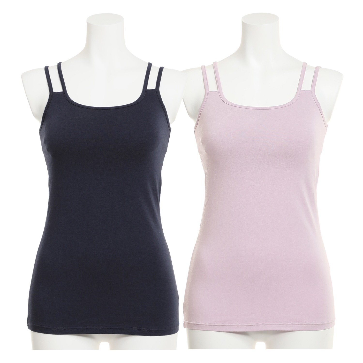 さらごこち カップ付キャミソール ２枚セット