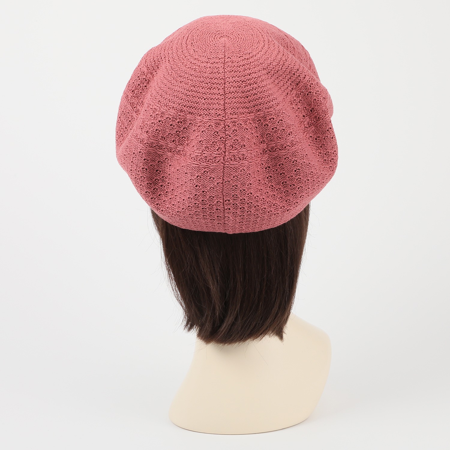 タイムクロス 超軽量　洗える レース編ベレー帽