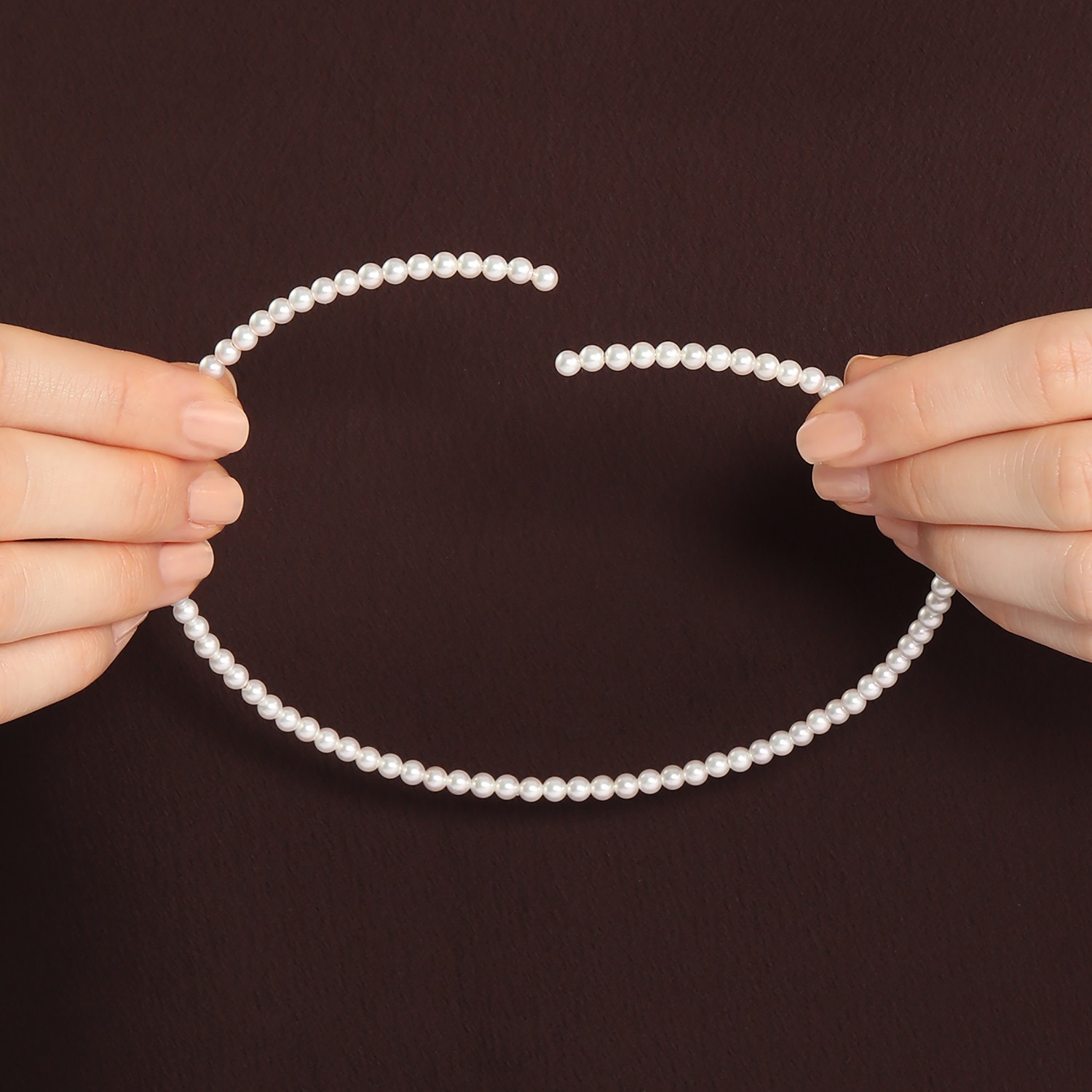 プレミアムパール ベビー貝パール チョーカーネックレス