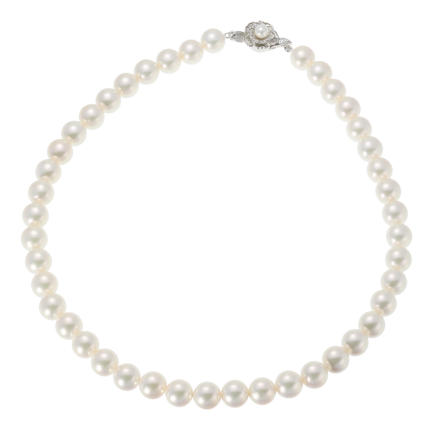 プレミアムパール 貝パール プリンセスネックレス ＜４２ｃｍ＞