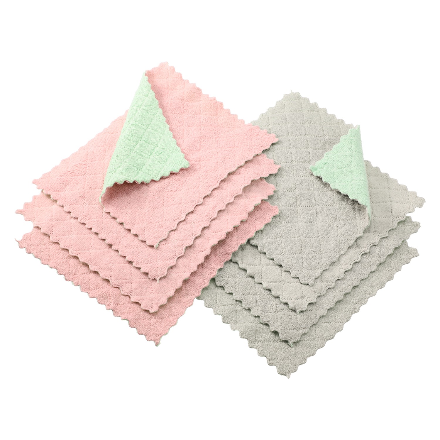 ビバライズ 極細繊維で汚れを絡め取る 多目的万能クロス モッフィー８枚セット