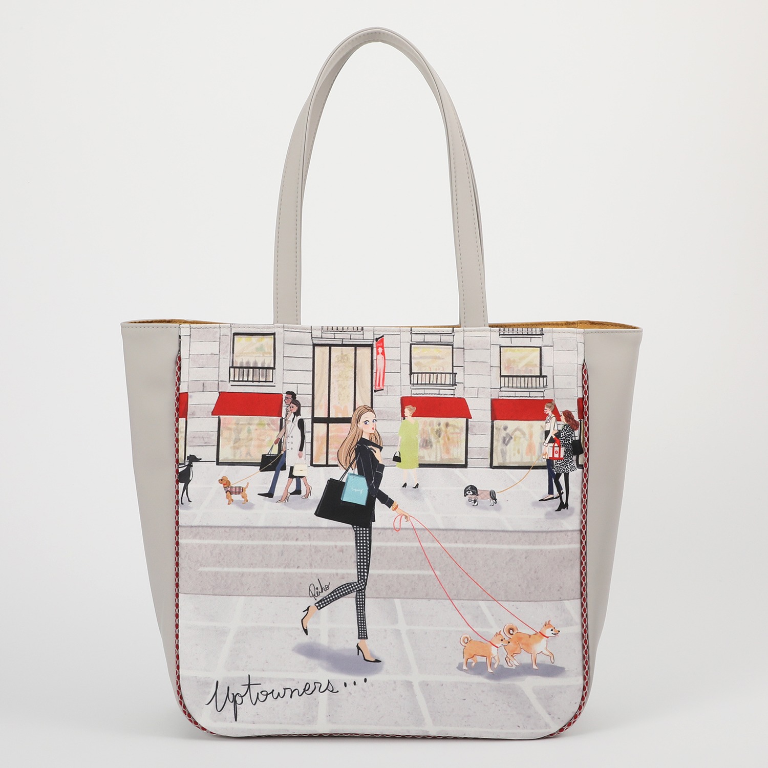 レイコアオキニューヨーク インクジェットプリント トートバッグ