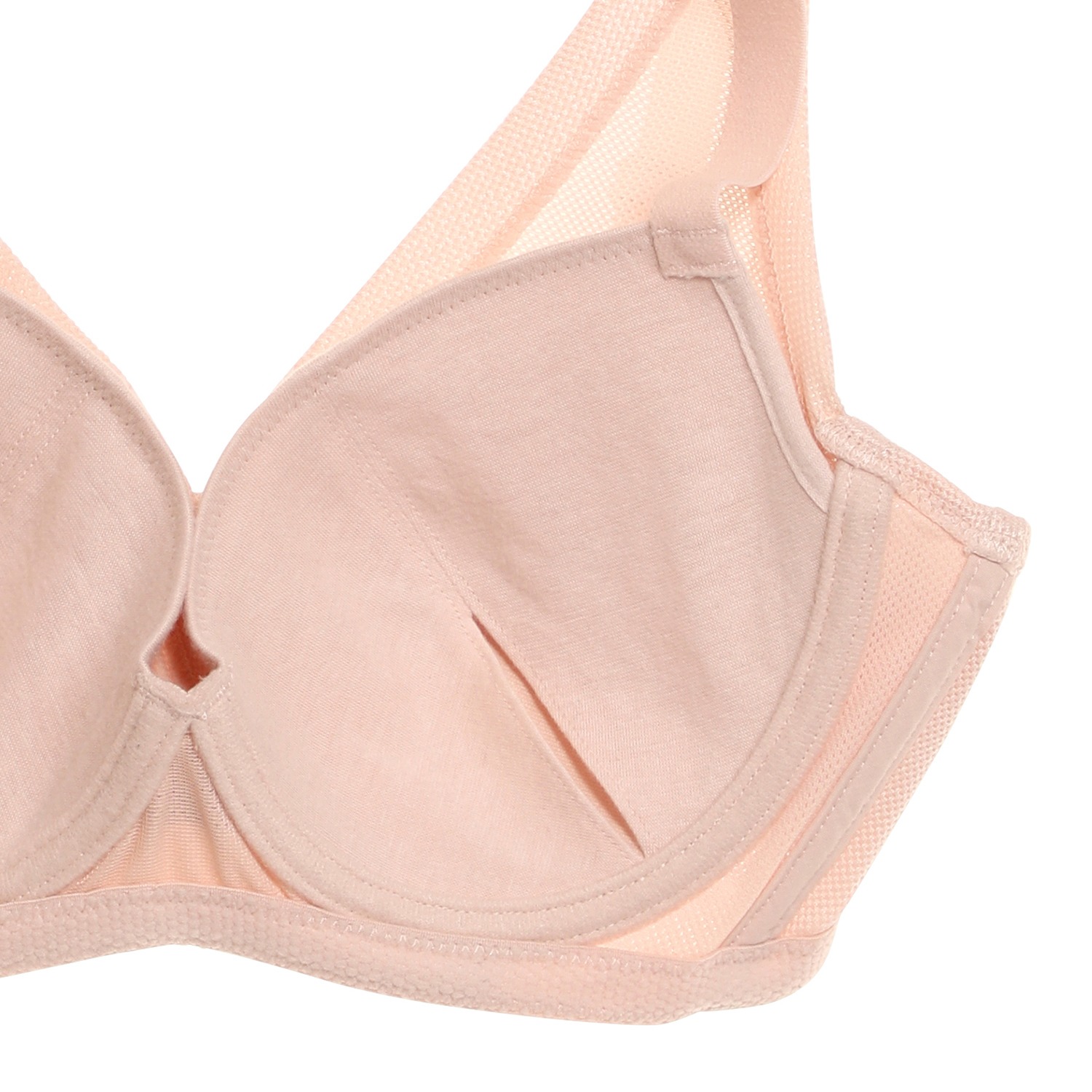 きれいになろう 吸水速乾 涼やか美バストメイク ワイヤー入りブラジャー ２枚セット