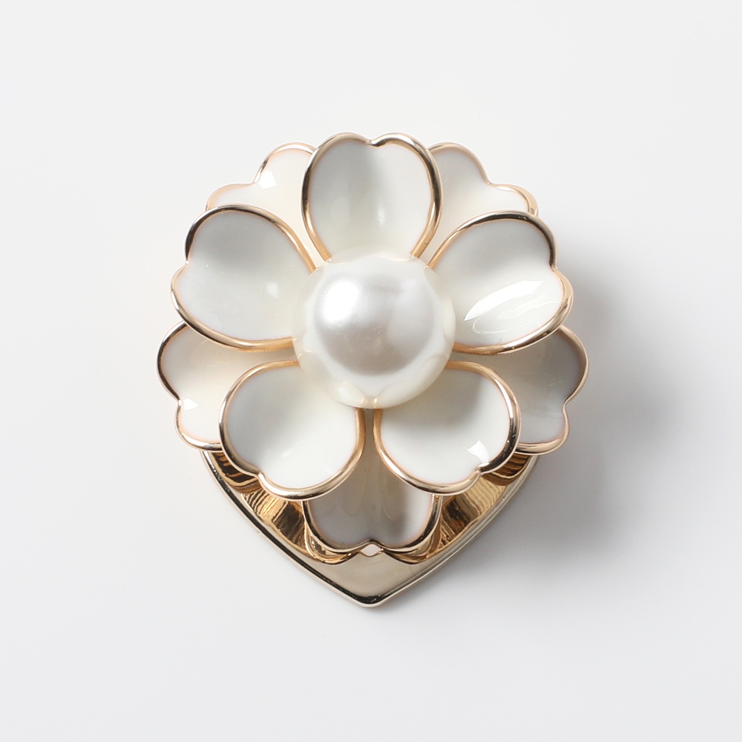 ドンナルマ クリップ付 しわになりにくい ワンタッチスカーフ ＜約６３×９０ｃｍ＞