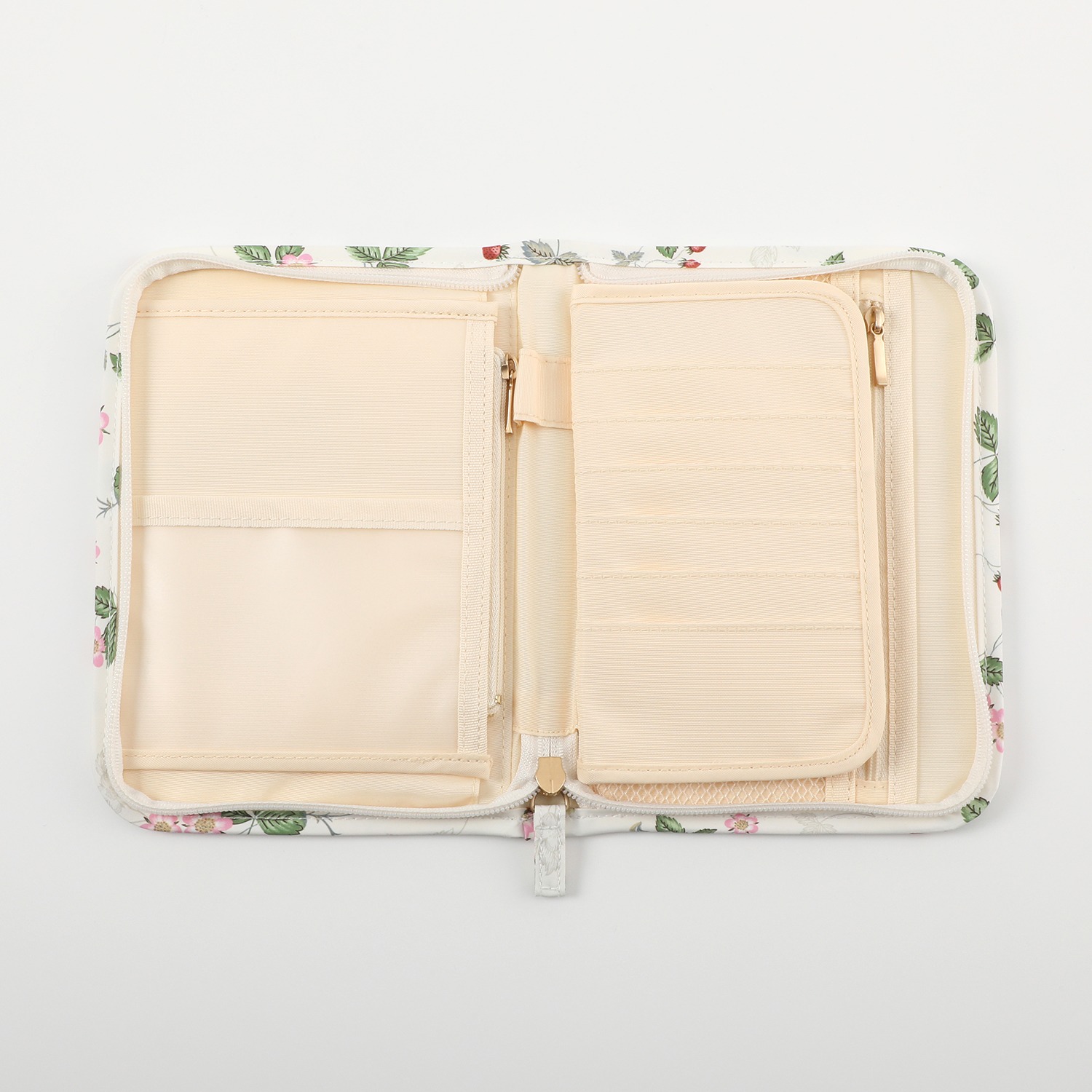 ウェッジウッド ワイルドストロベリー お薬手帳マルチケース＆コインパスケース