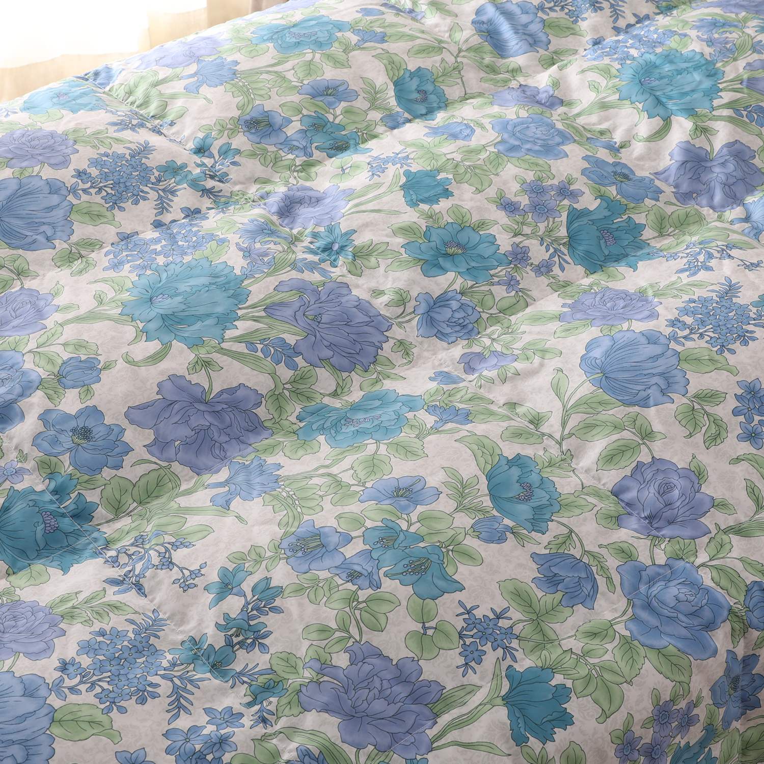 ＜シングル＞西川 フランスダウン使用 洗える・防ダニ ふわふわダウンケット 