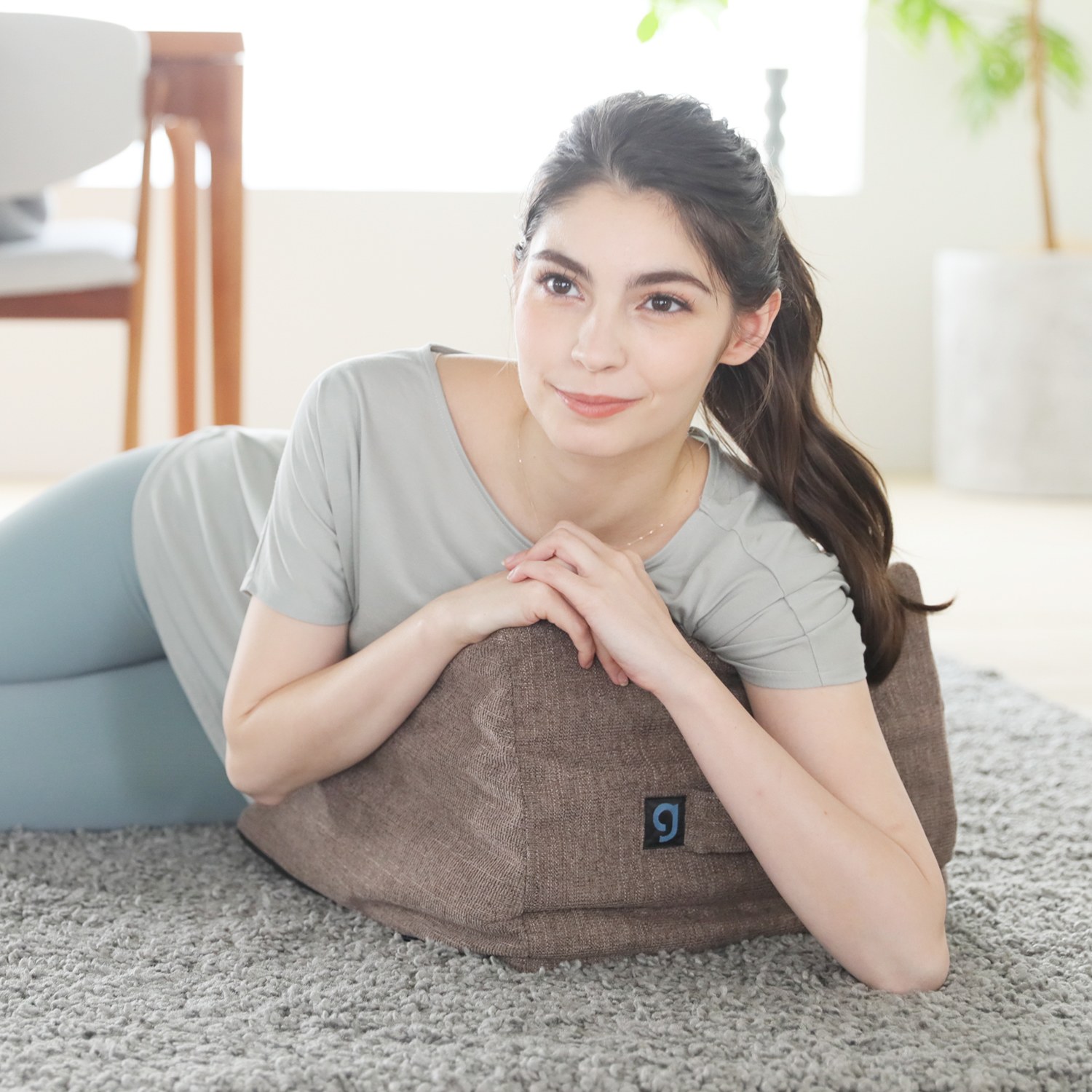 ジムテリア お部屋に溶け込む 腹筋エクササイズ クッション アブデルタ