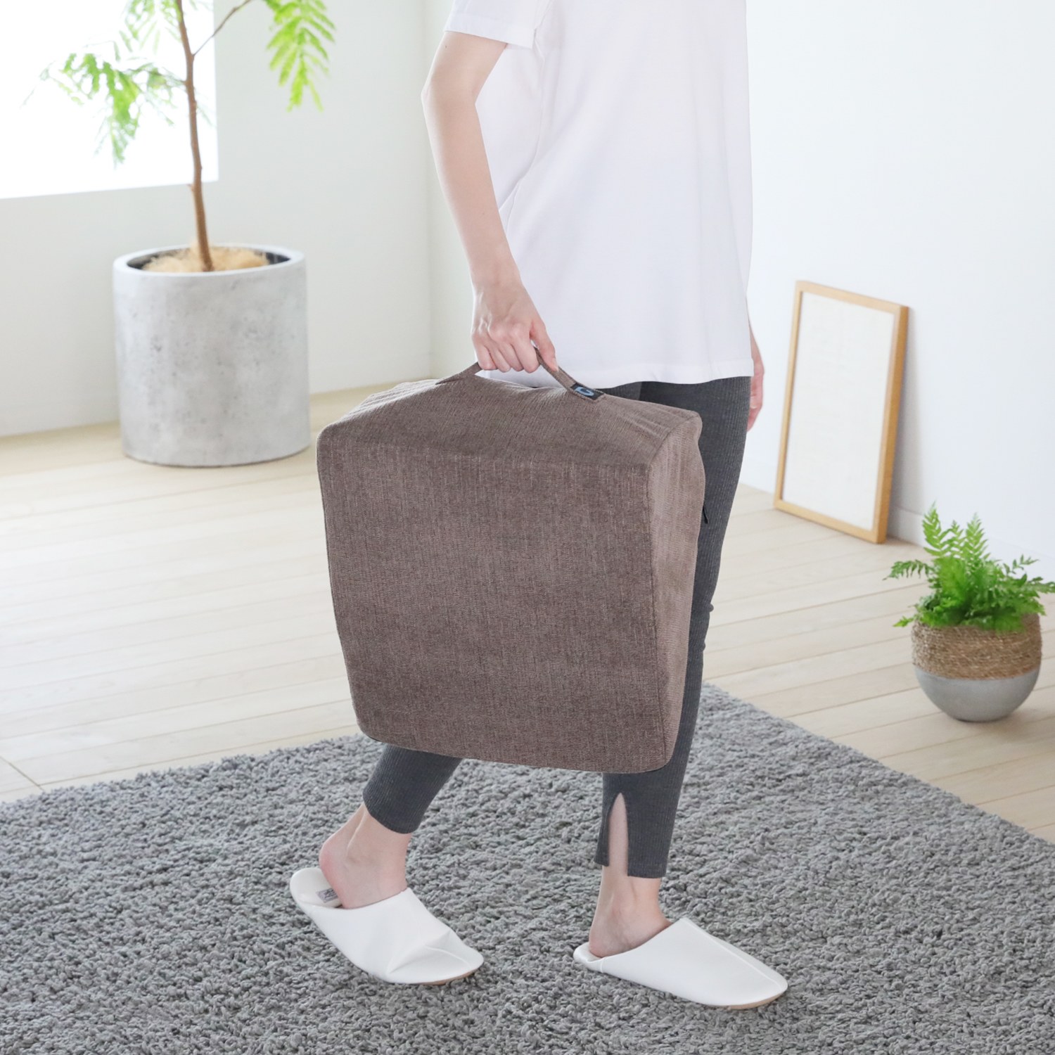 ジムテリア お部屋に溶け込む 腹筋エクササイズ クッション アブデルタ