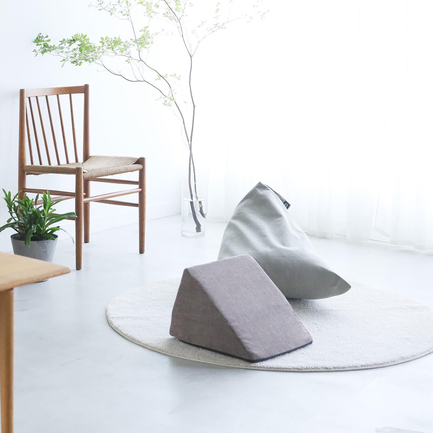 ジムテリア お部屋に溶け込む 腹筋エクササイズ クッション アブデルタ