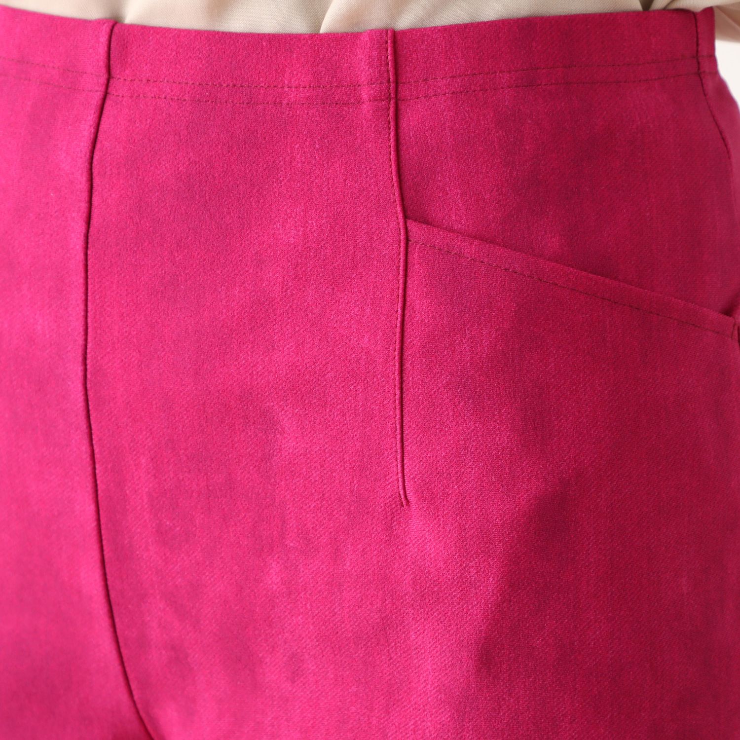 ピーツー ハイテンション カラーデニムプリント スリムパンツ