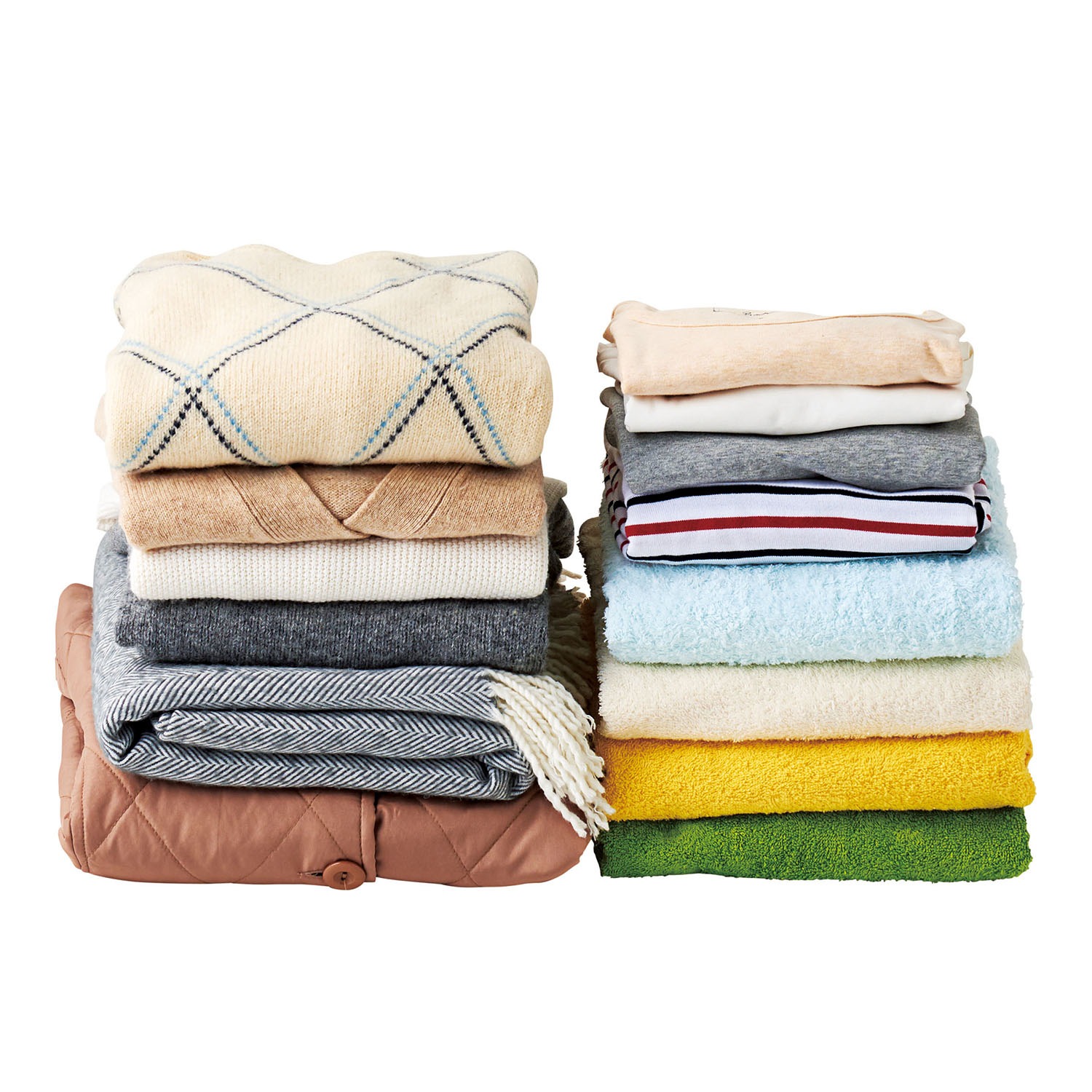 ＜クッションタイプ 　２枚組＞おふとん変身収納袋 