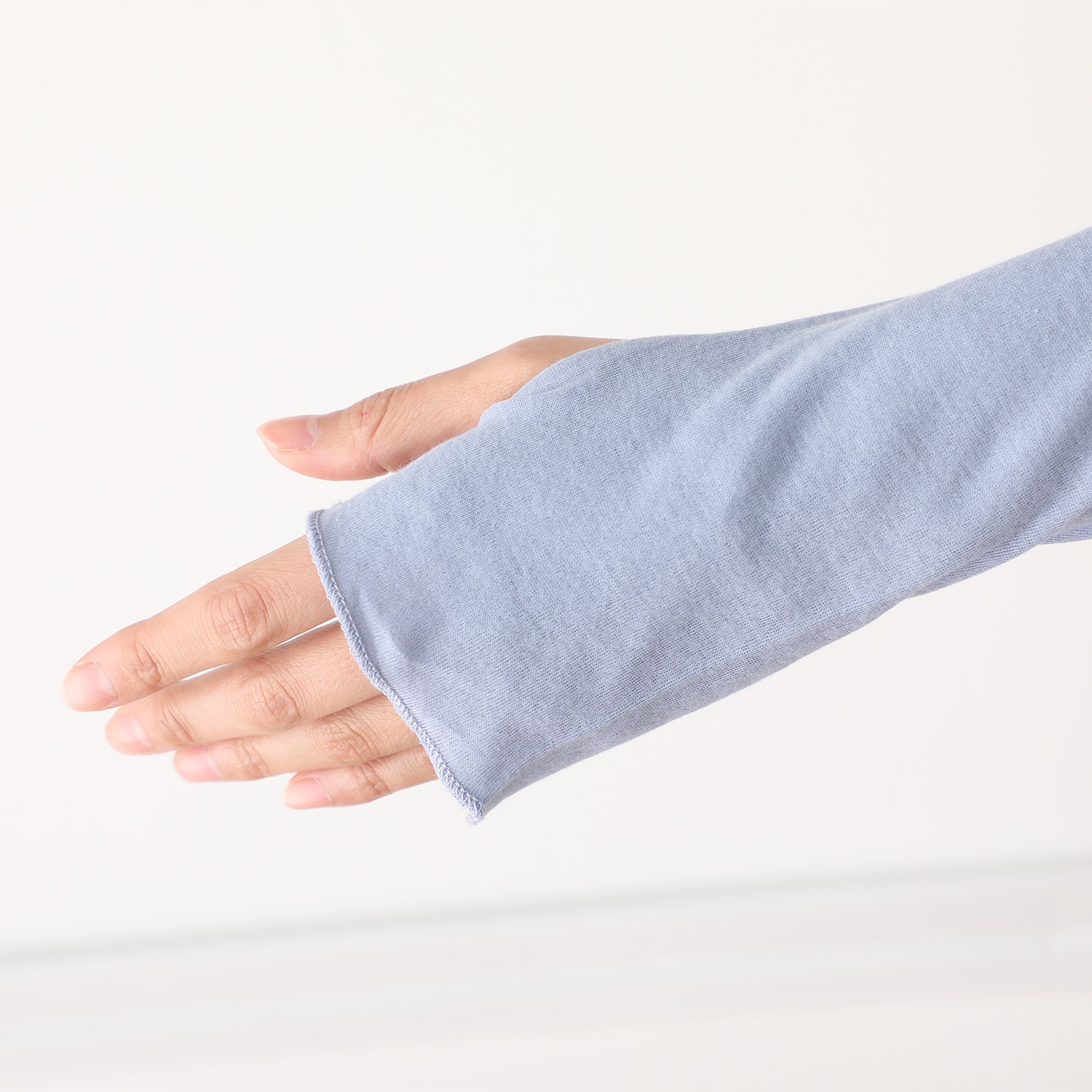 天使の綿シフォン アームカバー ２点セット