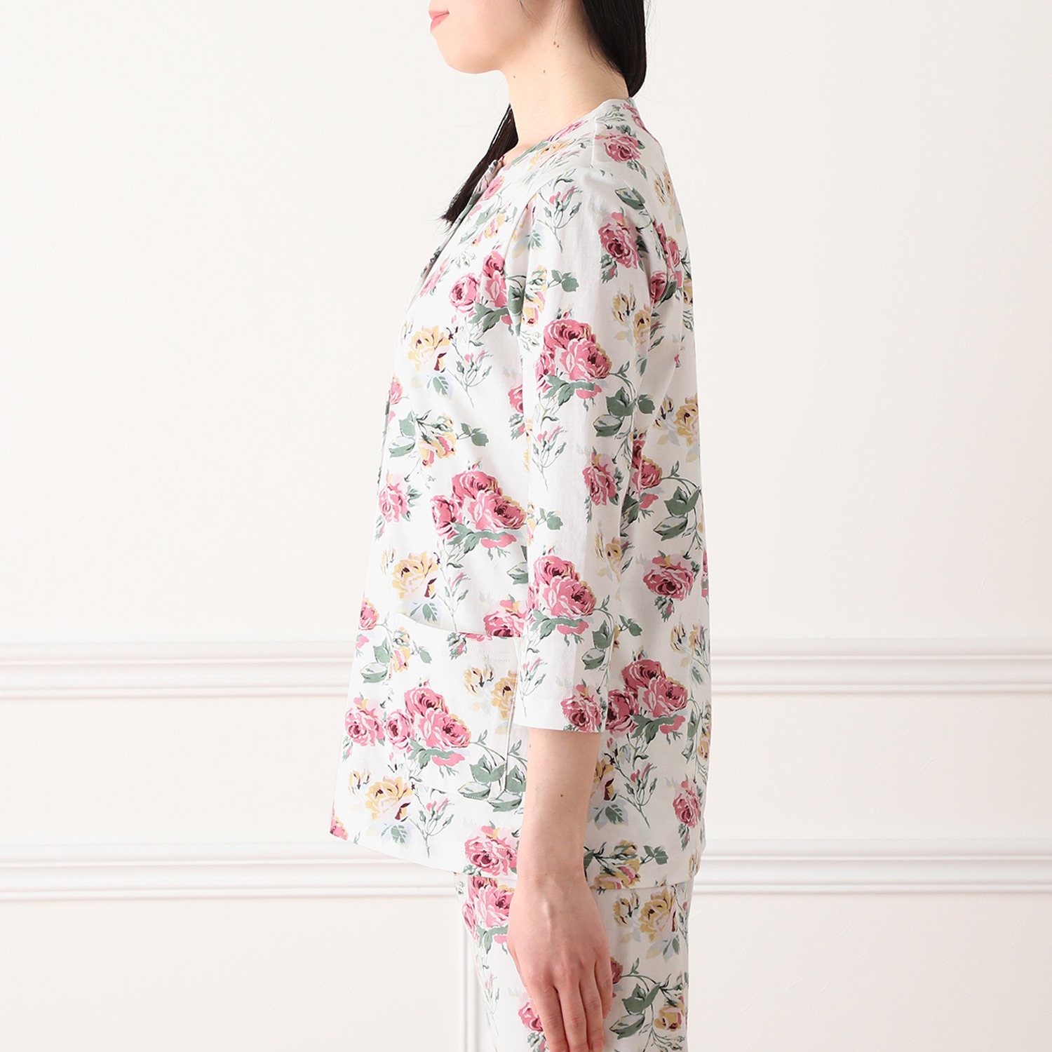 ローラアシュレイ 八分袖コットン１００％ パジャマ