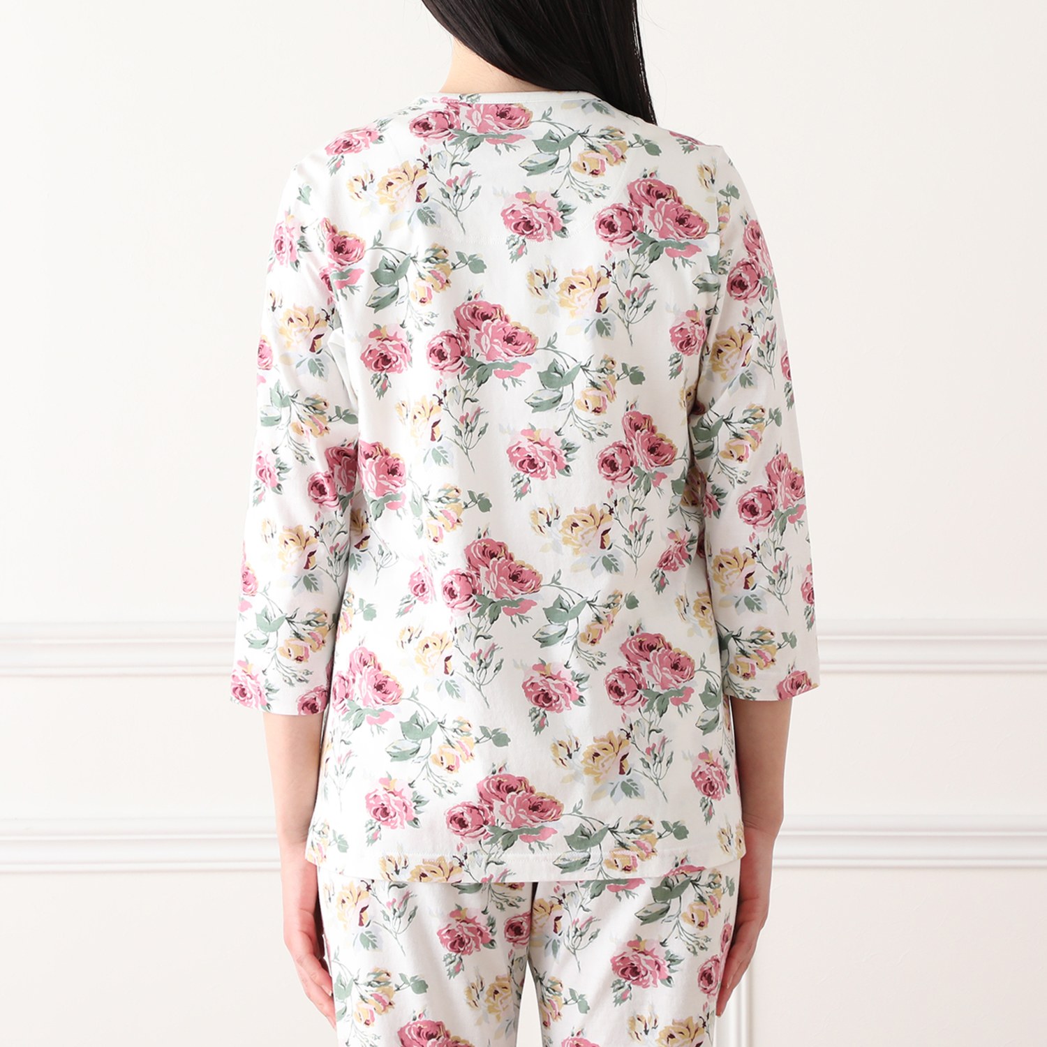 ローラアシュレイ 八分袖コットン１００％ パジャマ