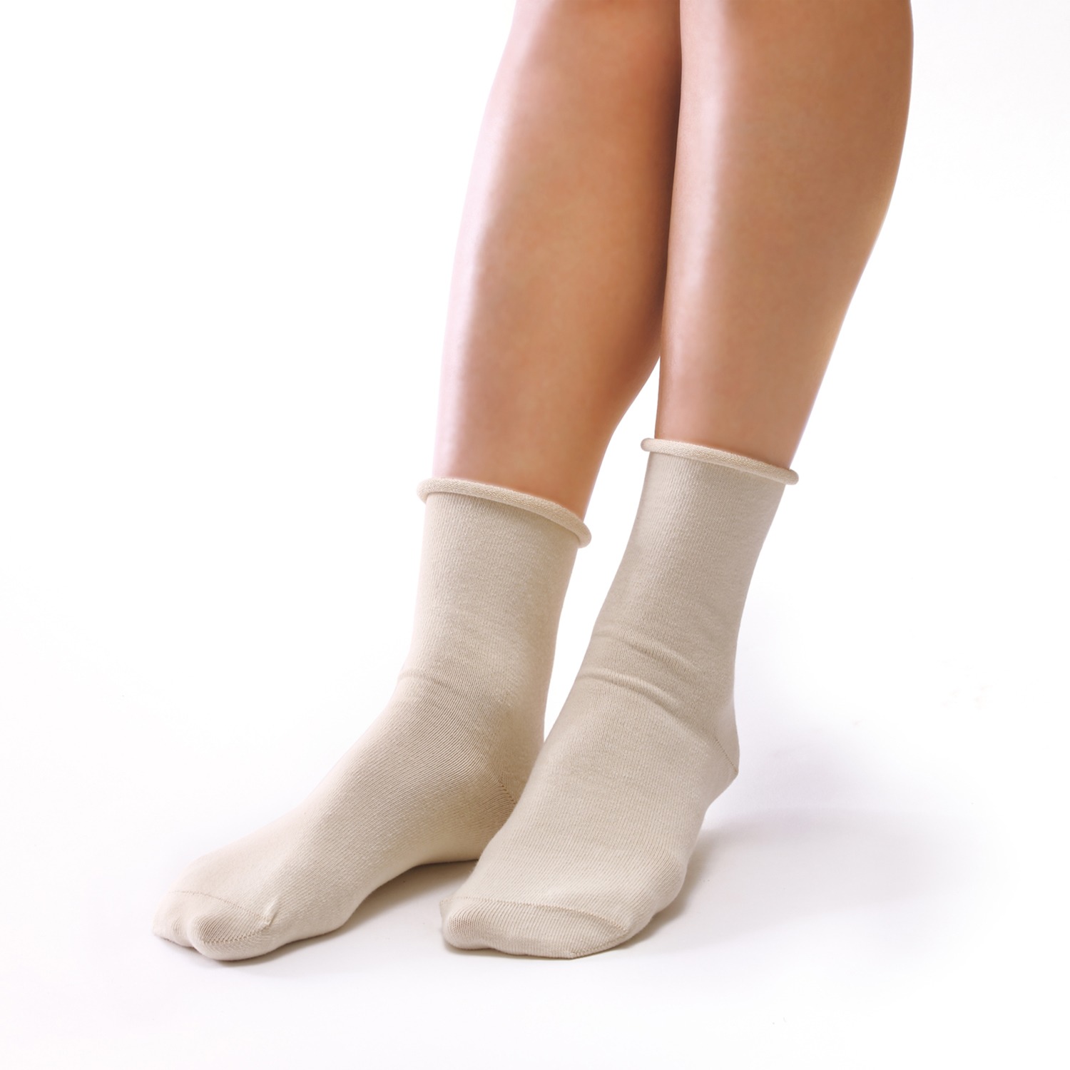 絹のおもてなし 肌側シルク 履き口やさしい ソックス２足セット