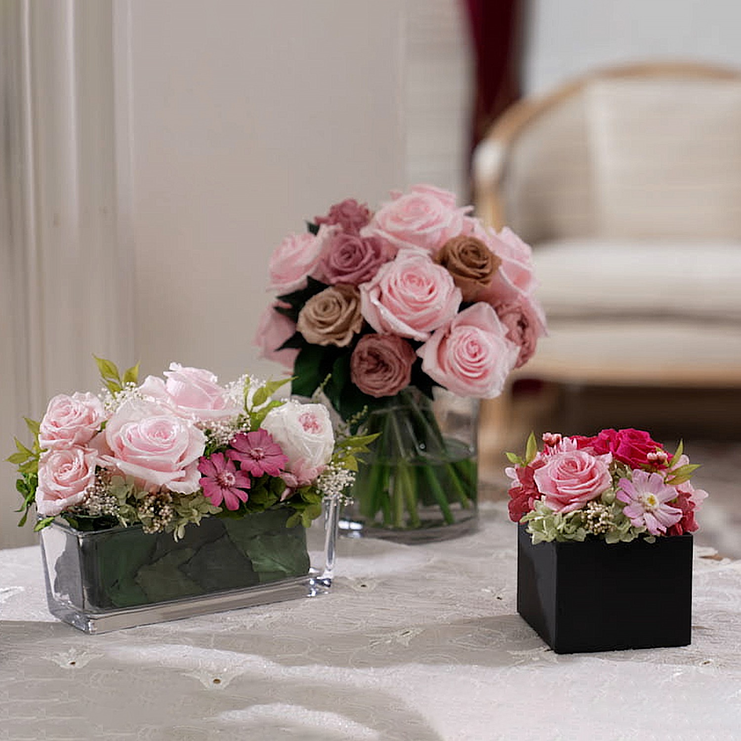 ＧＩＮＺＡ ＳＯＢＩ　ＦＬＯＷＥＲＳ プリザーブドフラワー “プルミエ”