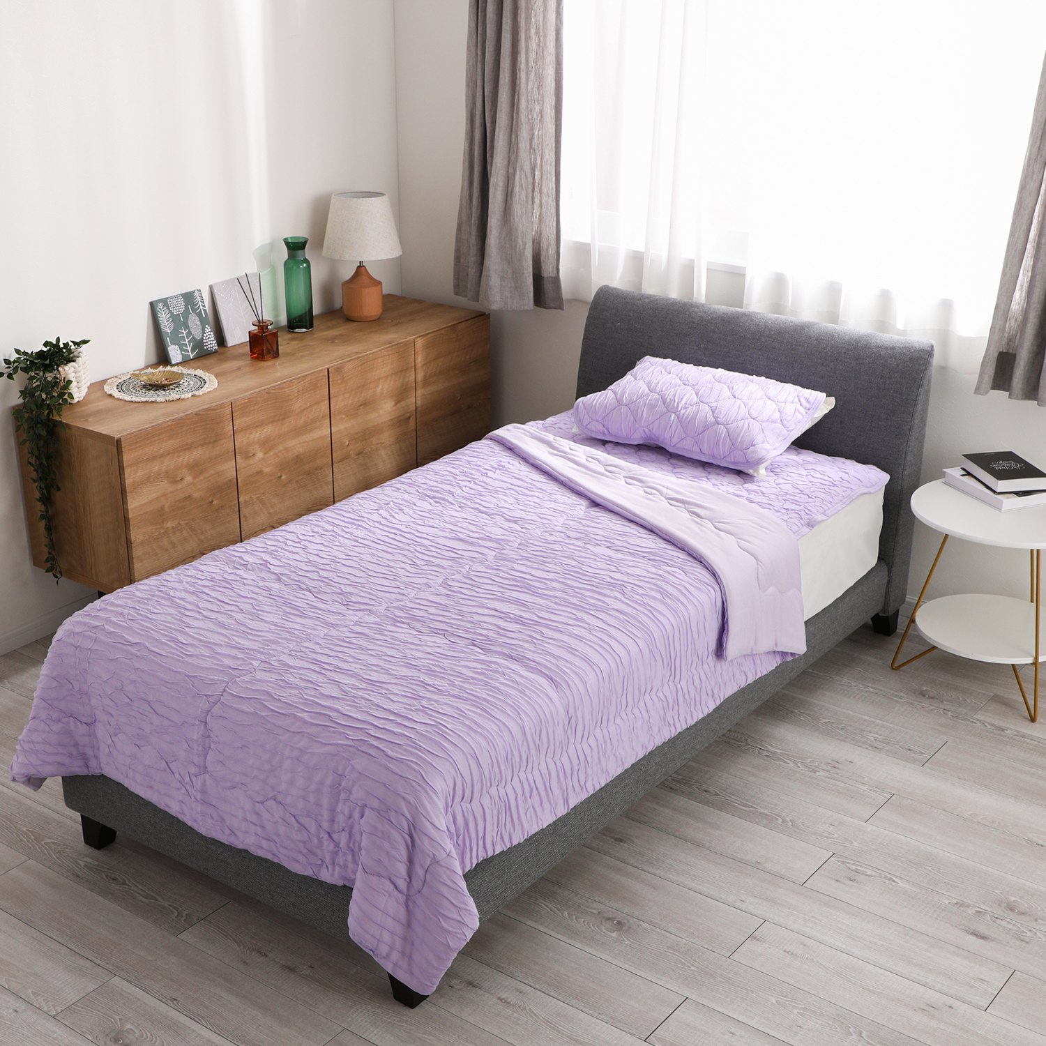 ＜シングル＞モリリン ＳＯ−ＭＡ リバーシブル肌掛けふとん 