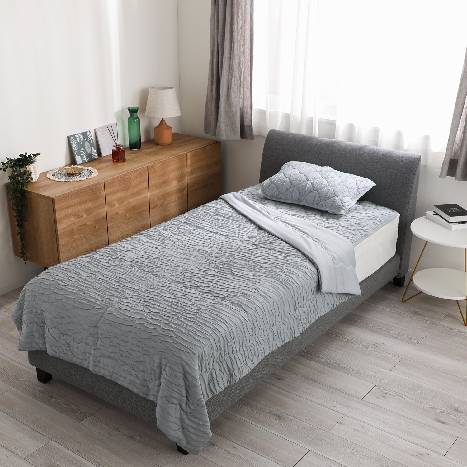 ＜セミダブル＞モリリン ＳＯ−ＭＡ リバーシブル肌掛けふとん 